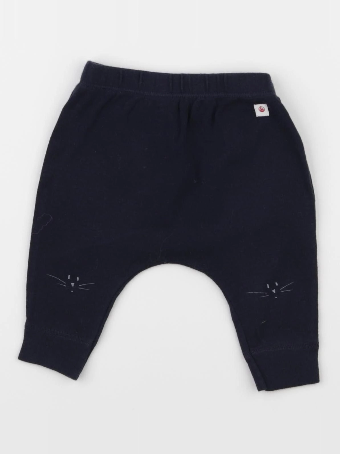 Petit Bateau - sarouel bleu - 1 mois