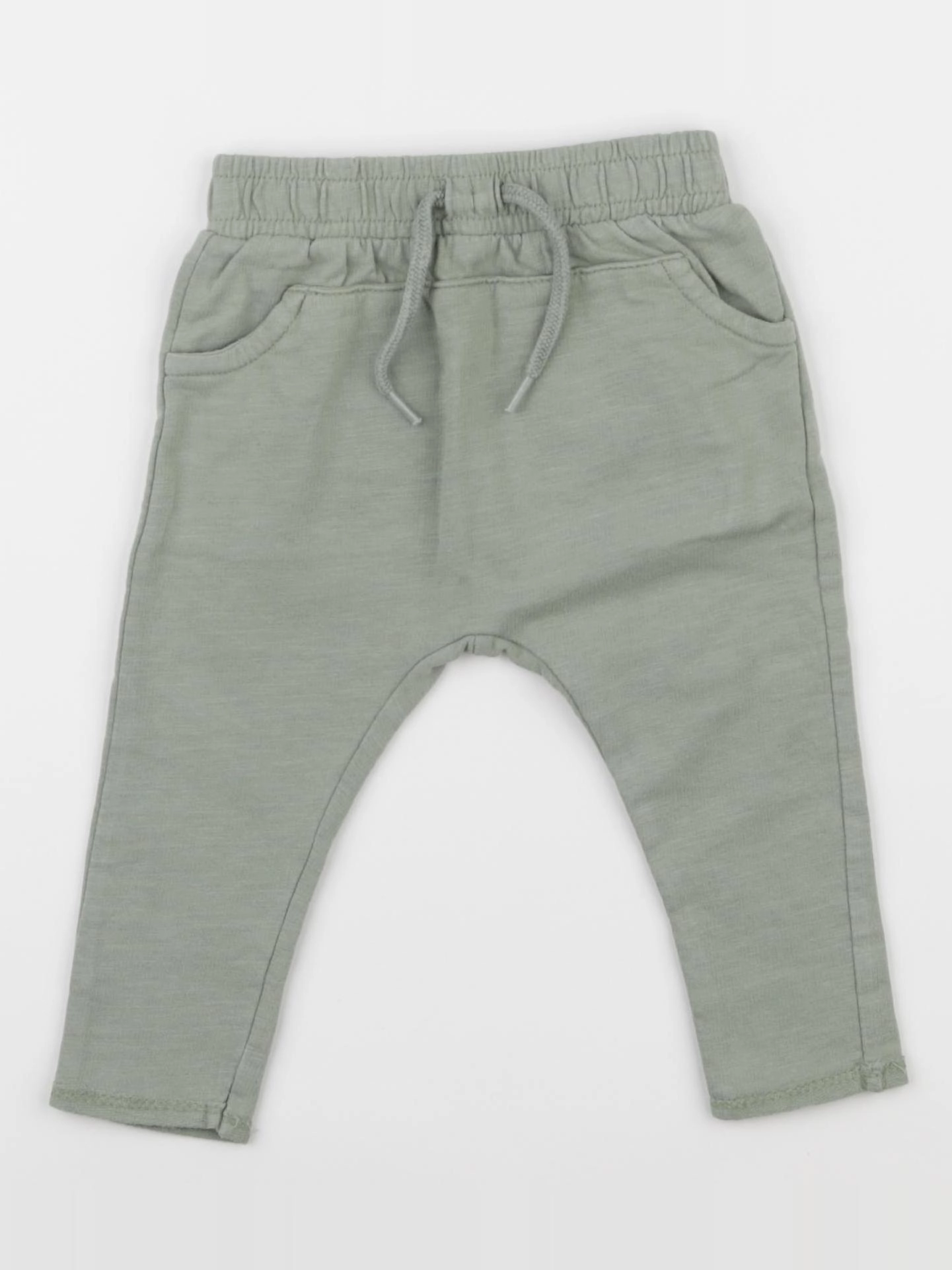 Vertbaudet - pantalon vert - 6 mois