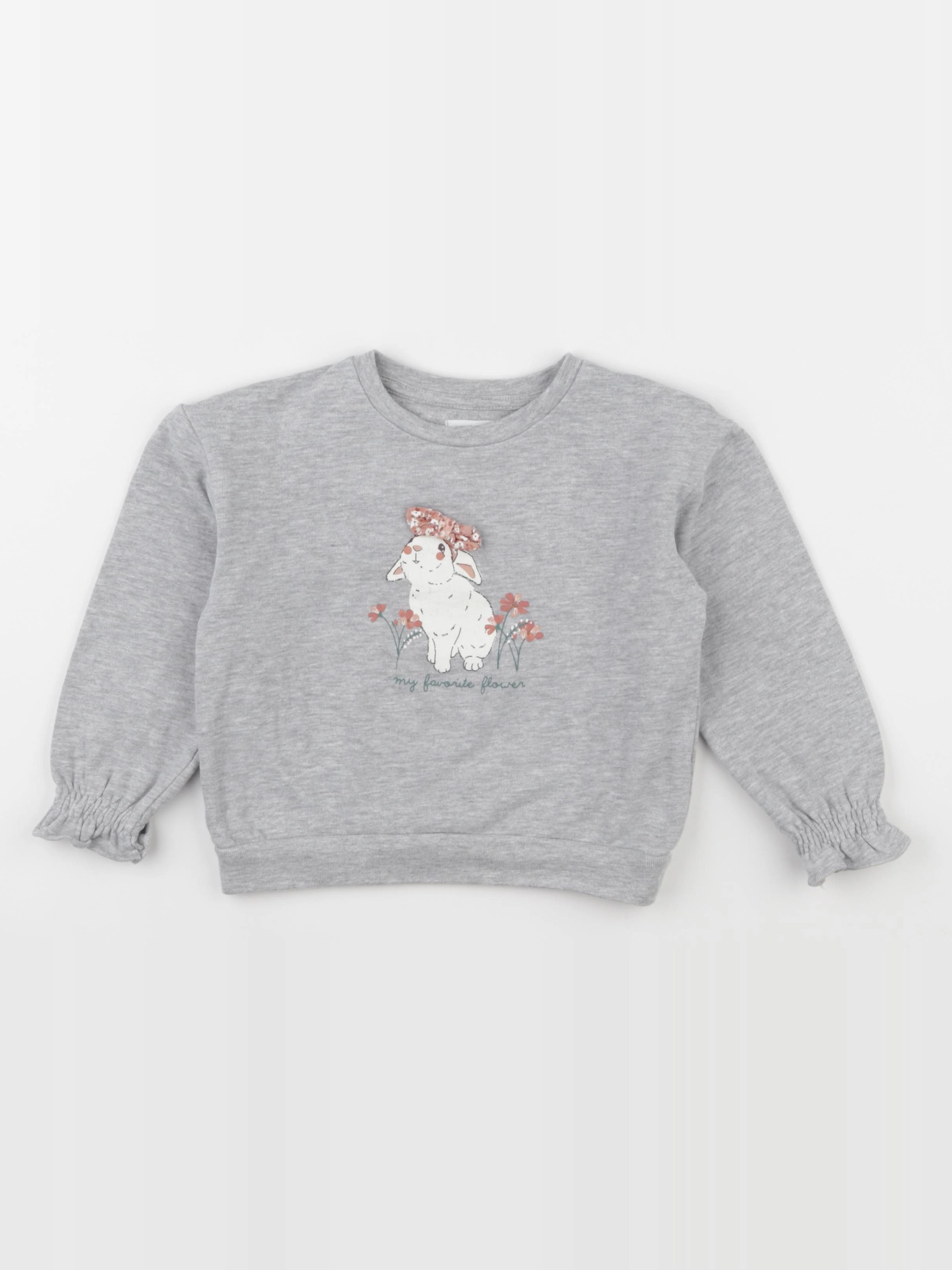 Vertbaudet - sweat gris - 4 ans