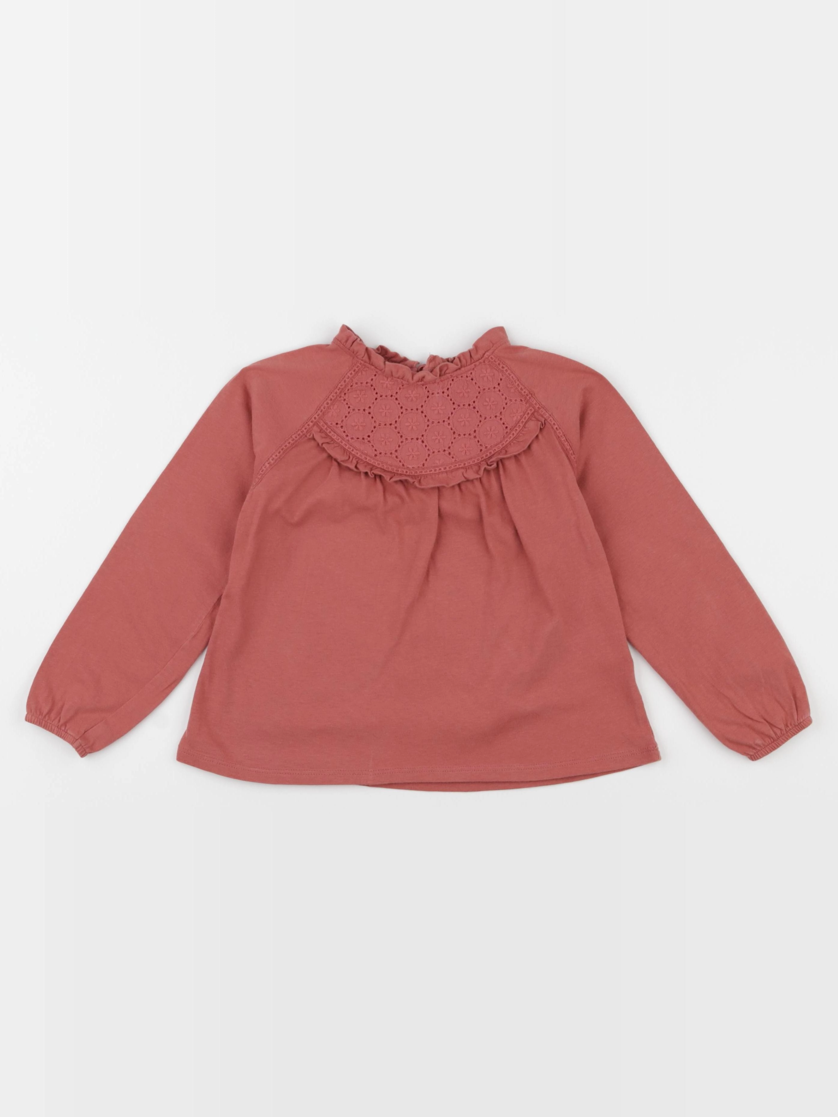 Vertbaudet - tee-shirt rose - 4 ans