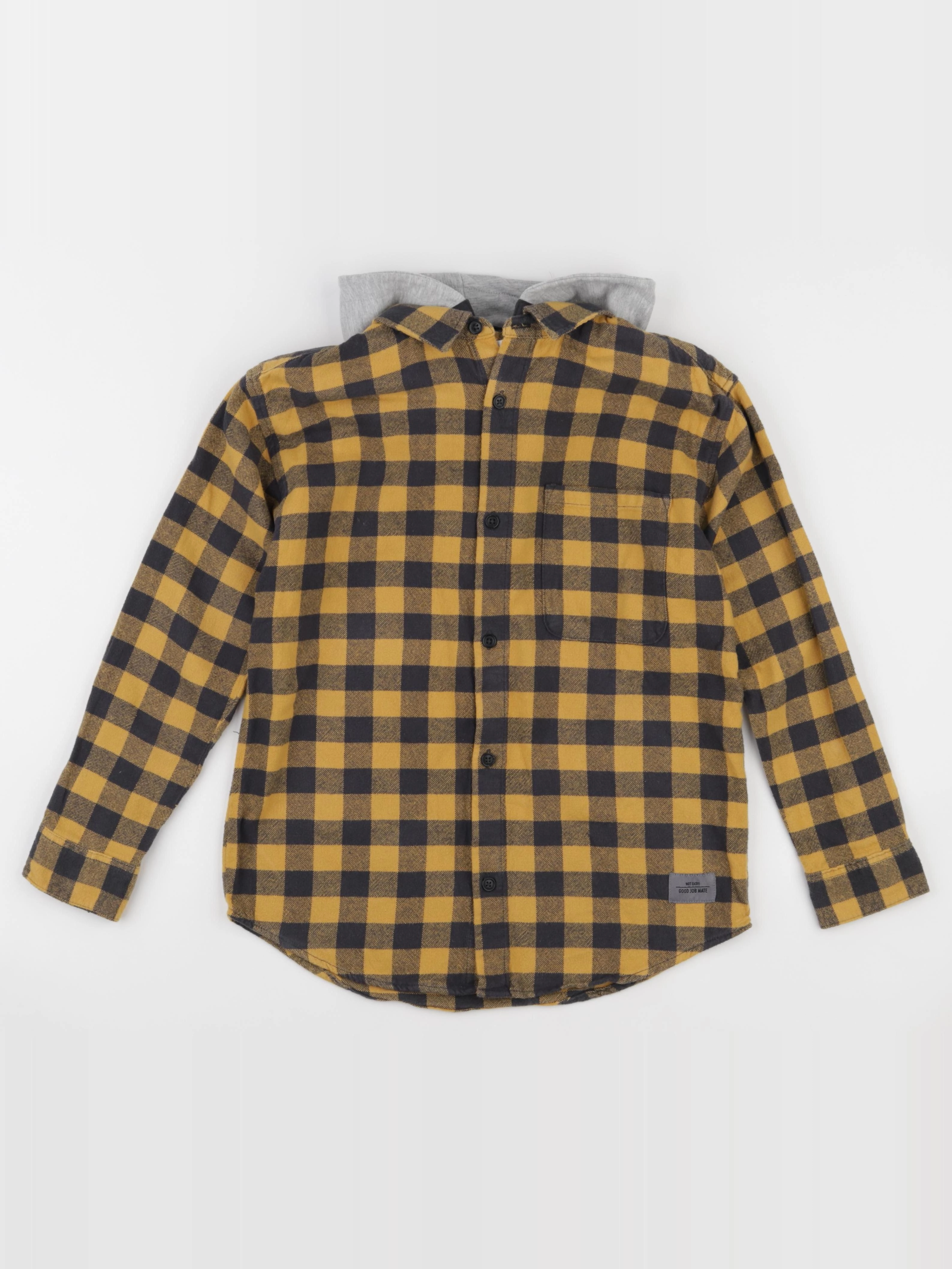 Mango - chemise bleu, jaune - 9 ans