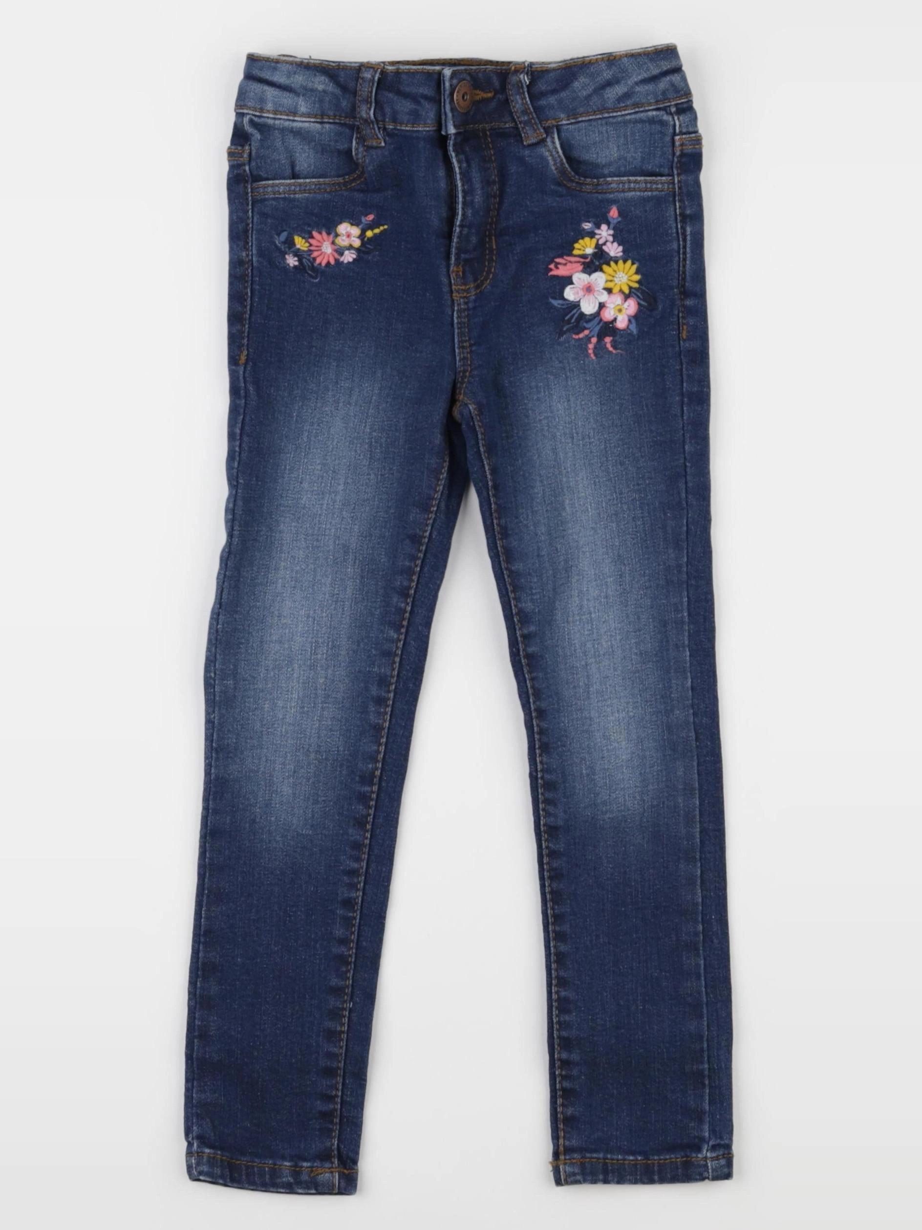 Vertbaudet - jegging bleu - 4 ans