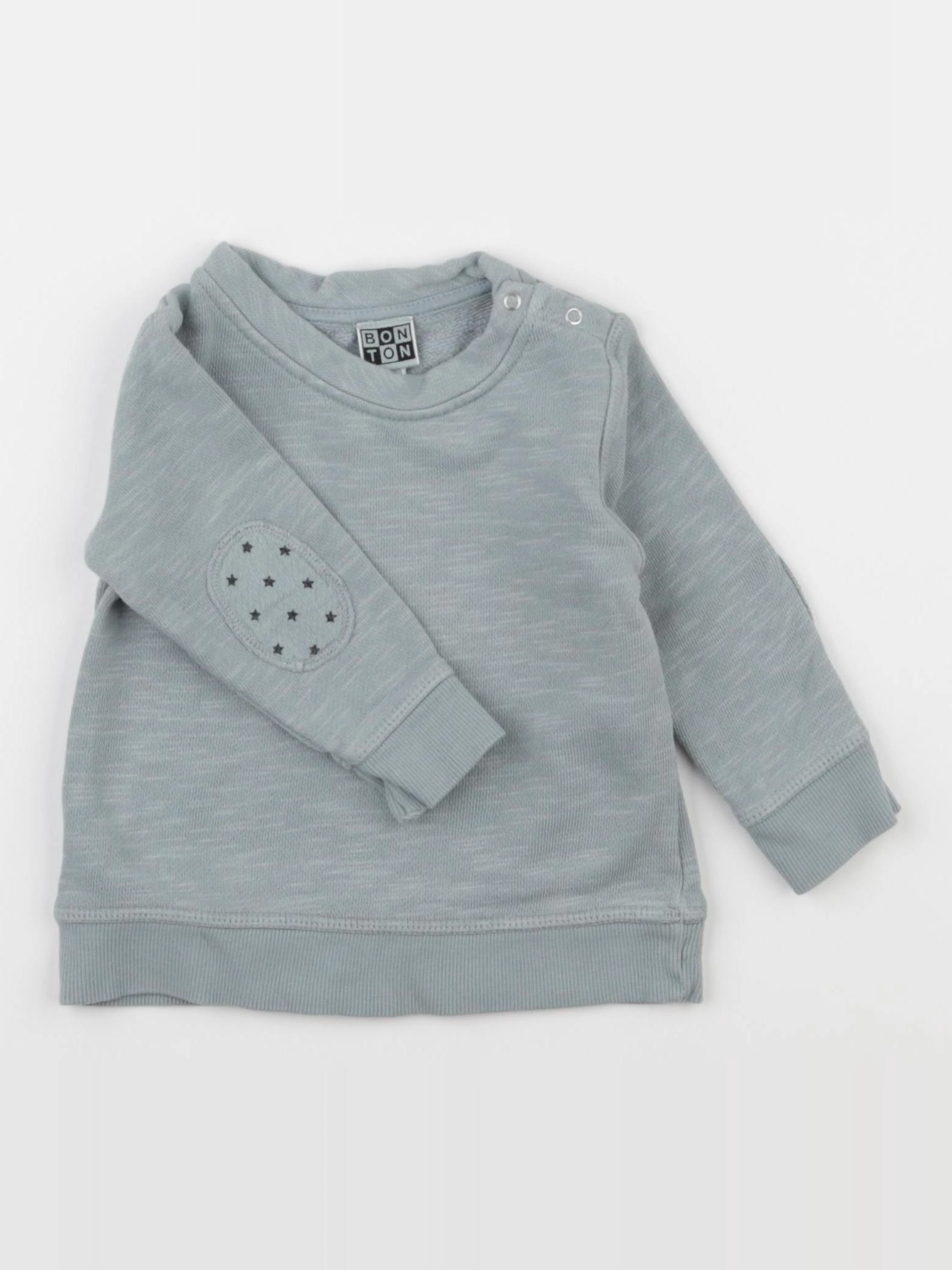 Bonton - sweat vert - 12 mois