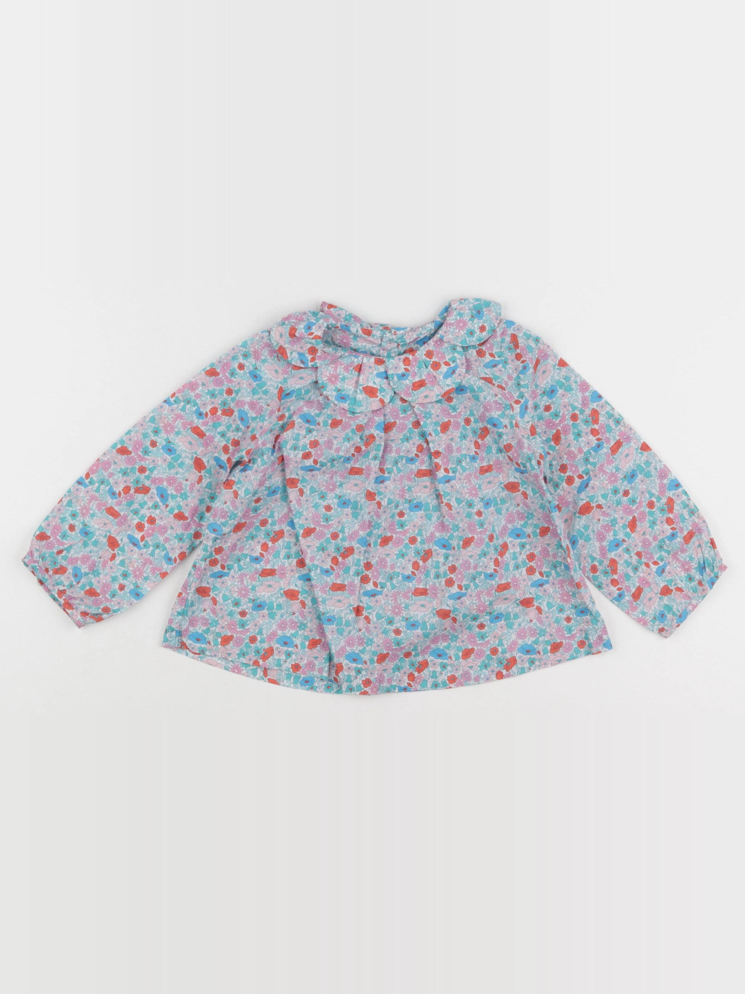 Jacadi - blouse liberty multicolore - 24 mois