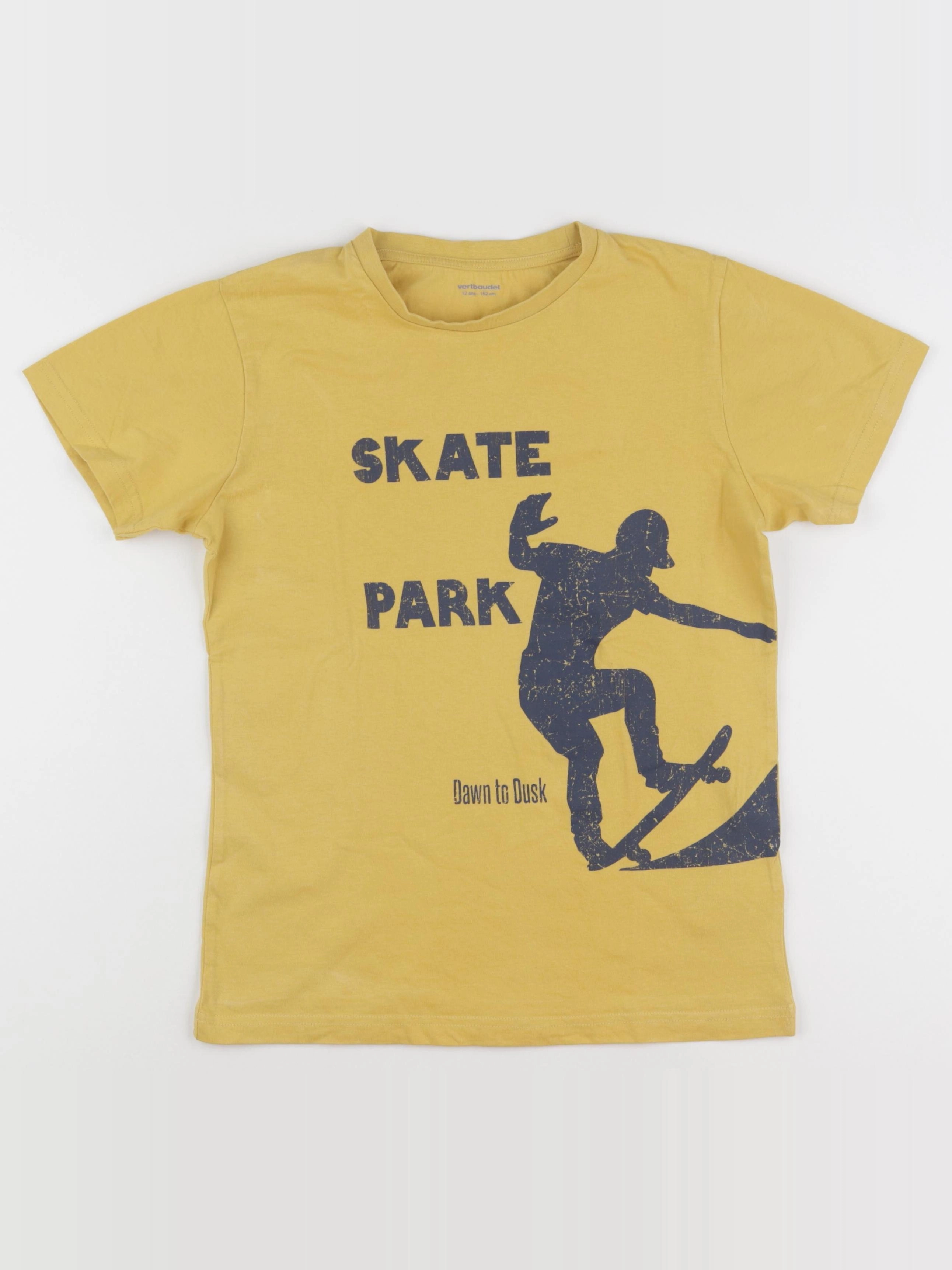 Vertbaudet - tee-shirt jaune - 12 ans