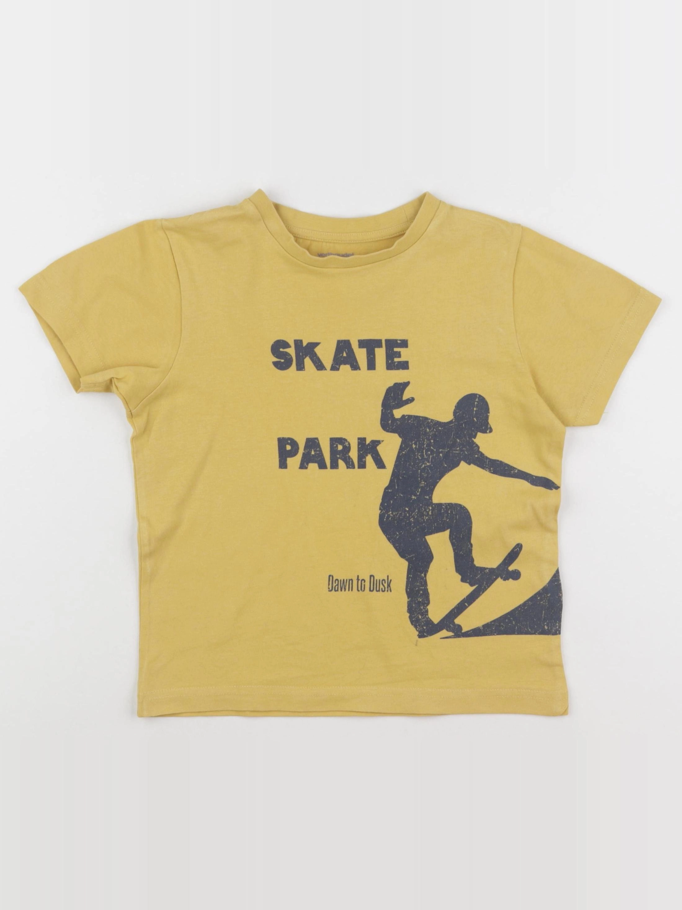Vertbaudet - tee-shirt jaune - 6 ans