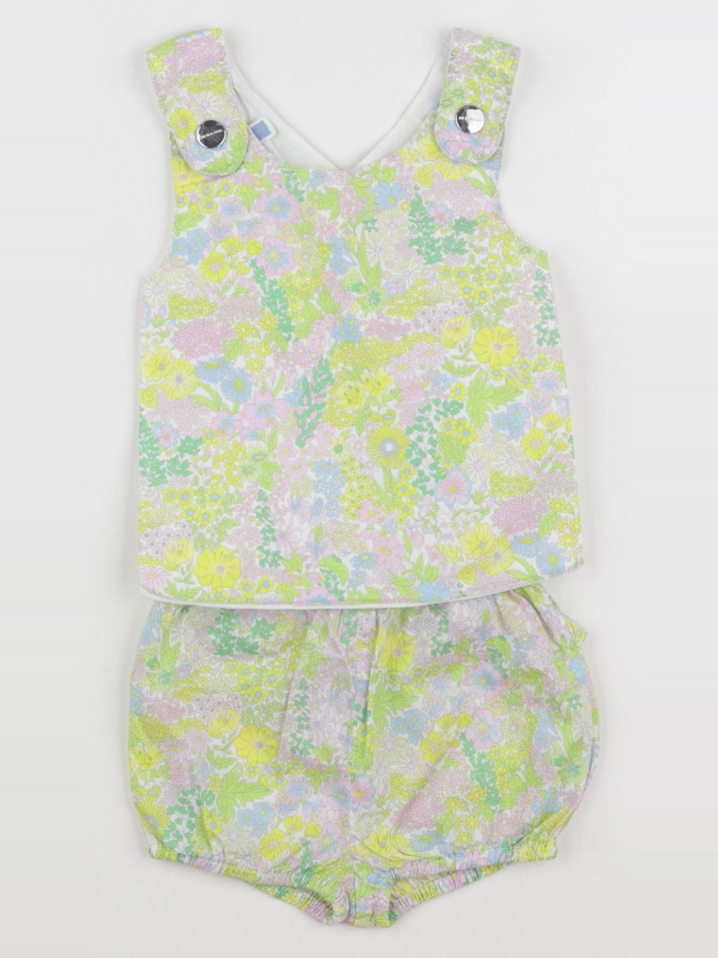 Jacadi - ensemble jaune, vert - 6 mois