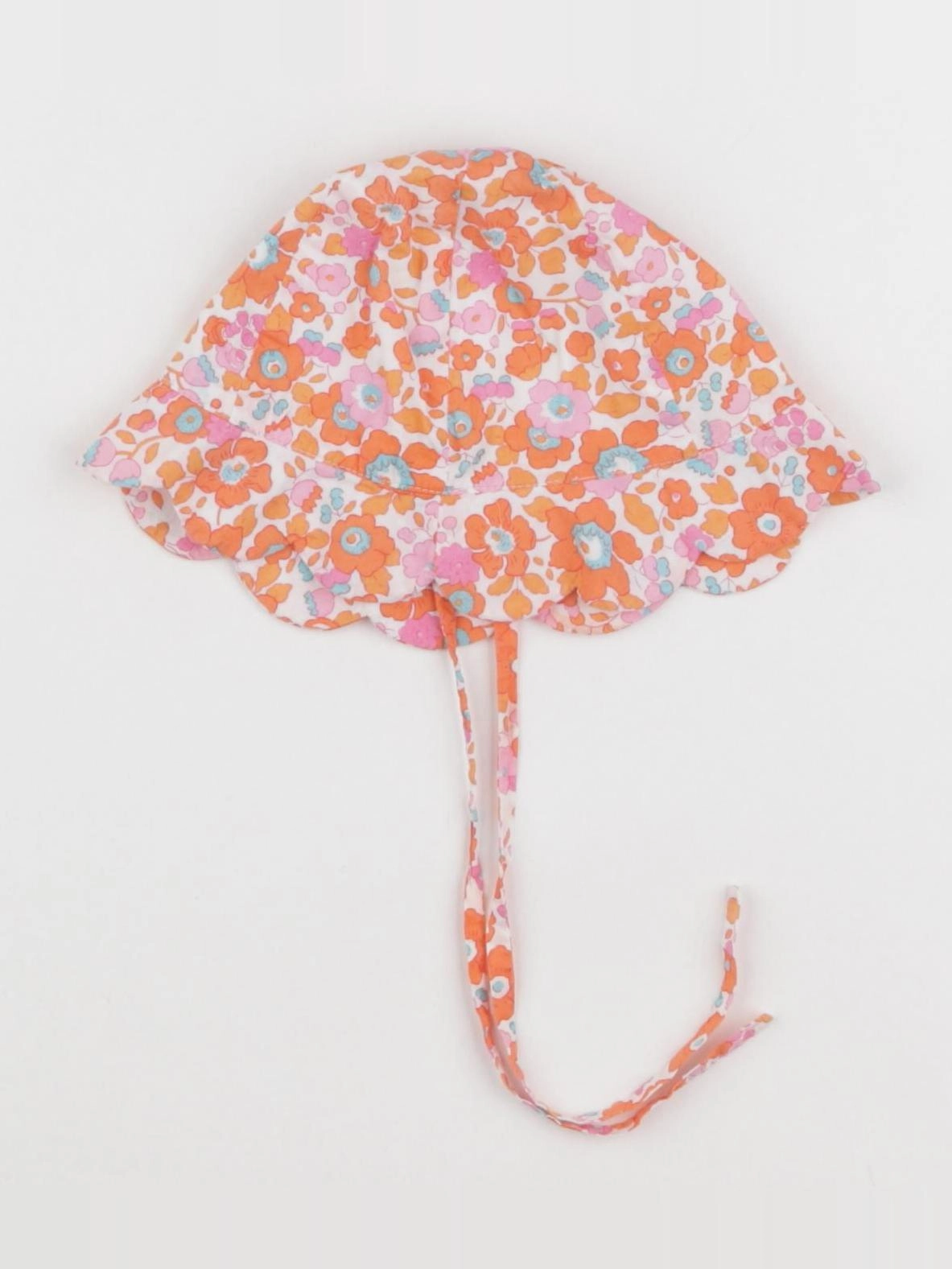 Jacadi - chapeau liberty rose, orange - 6 mois