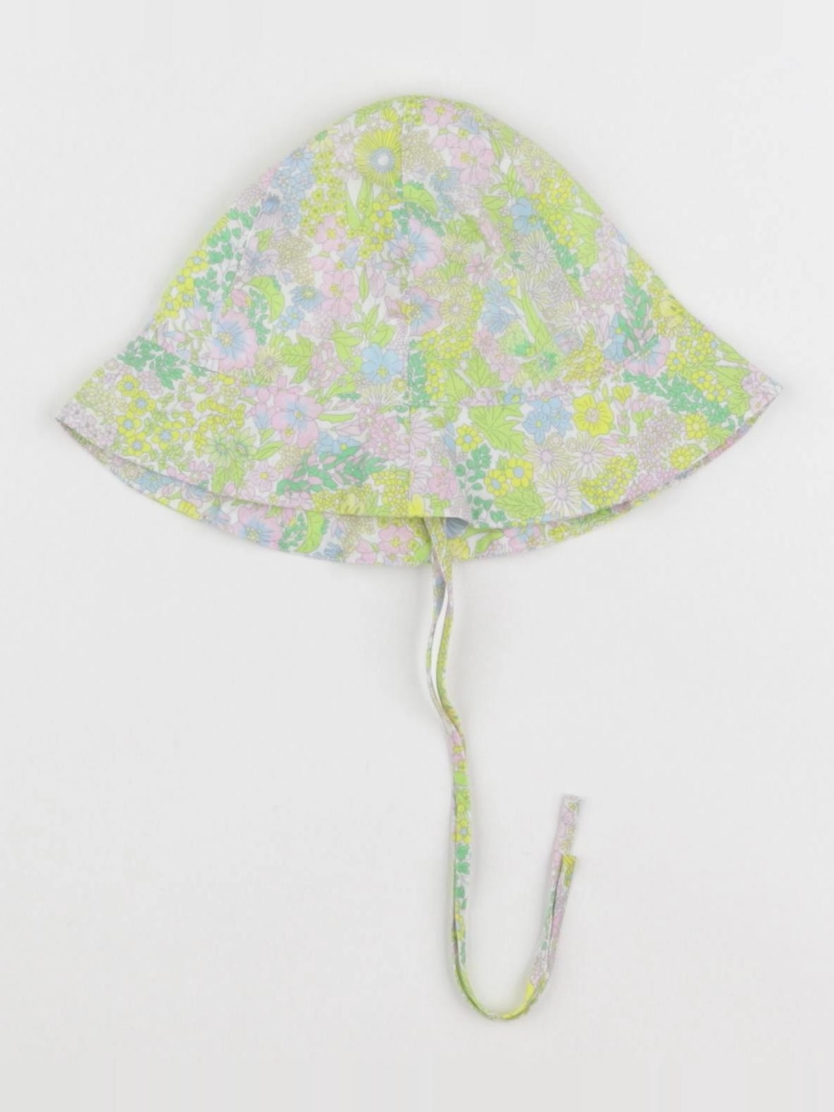 Jacadi - chapeau liberty vert, rose - 6 mois