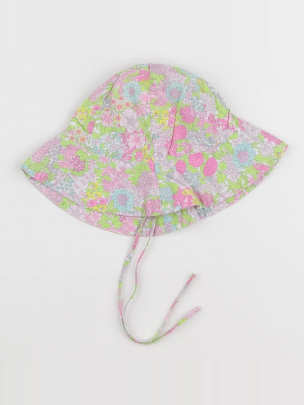 Jacadi - chapeau liberty rose, vert - 6 mois