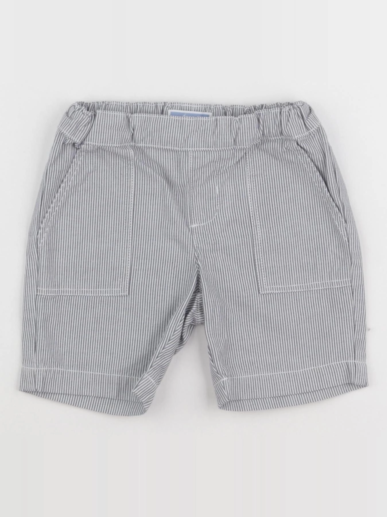 Jacadi - short blanc, bleu - 18 mois