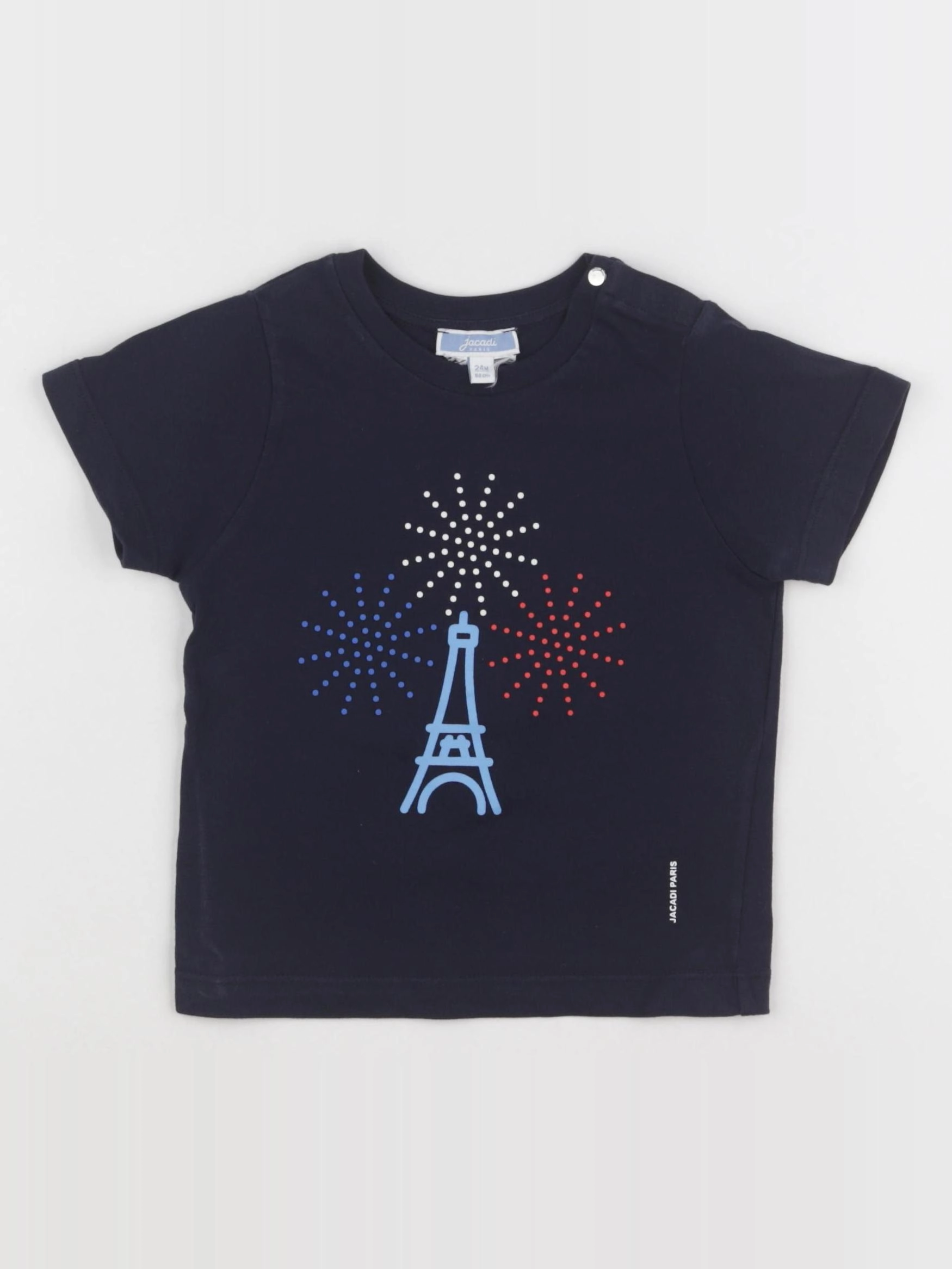 Jacadi - tee-shirt bleu - 24 mois