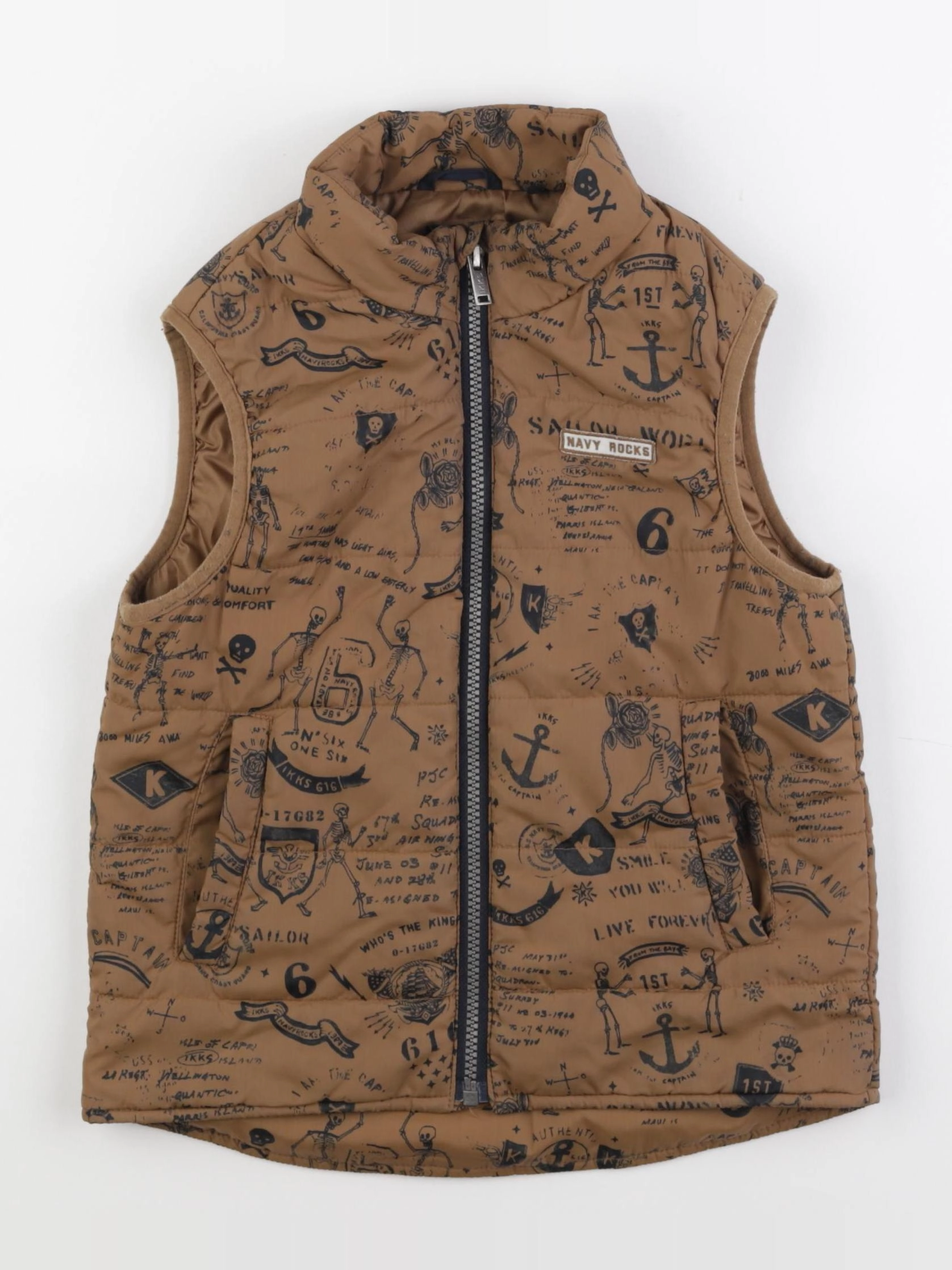 IKKS - doudoune marron - 8 ans