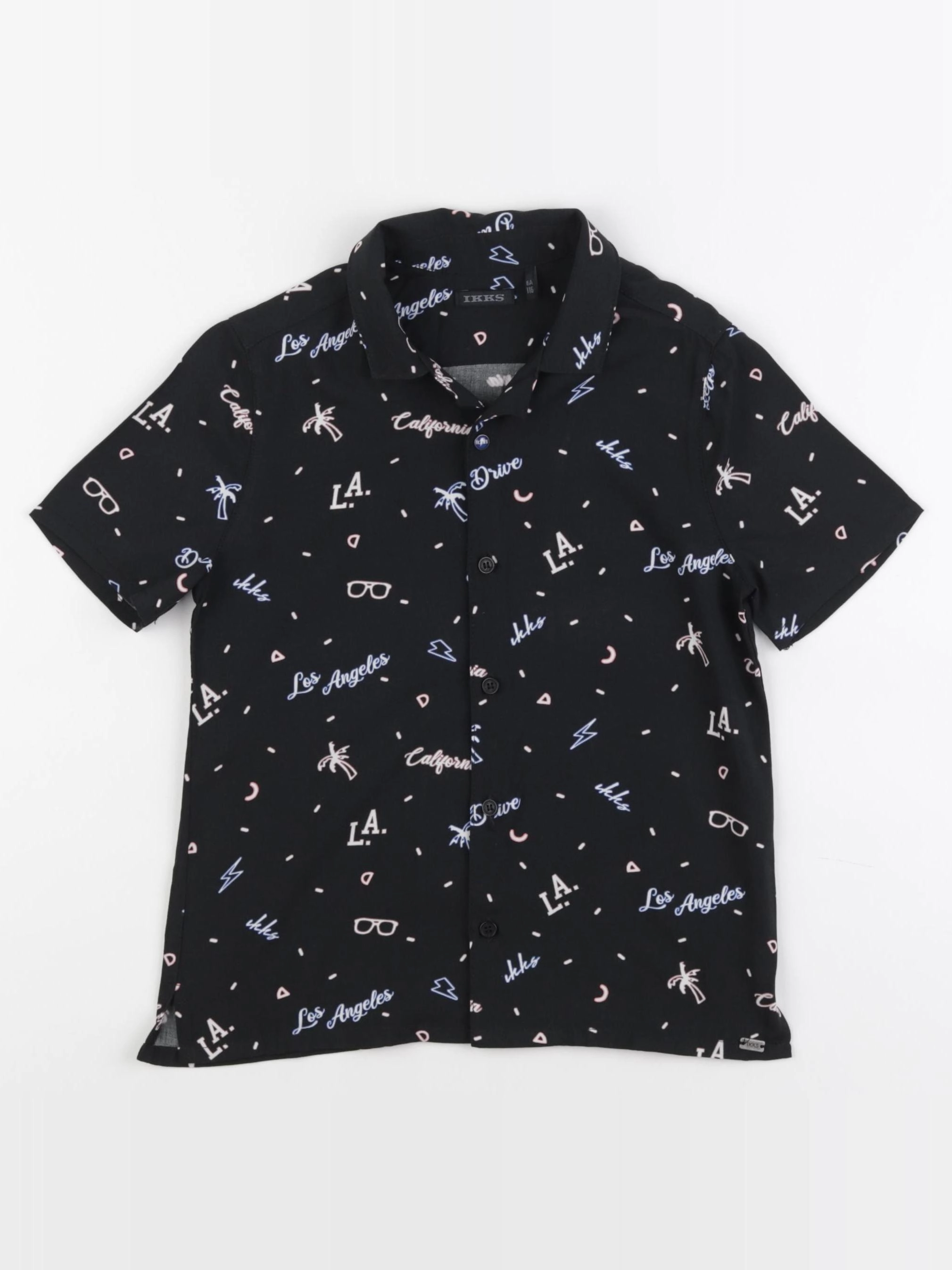 IKKS - chemise noir - 6 ans