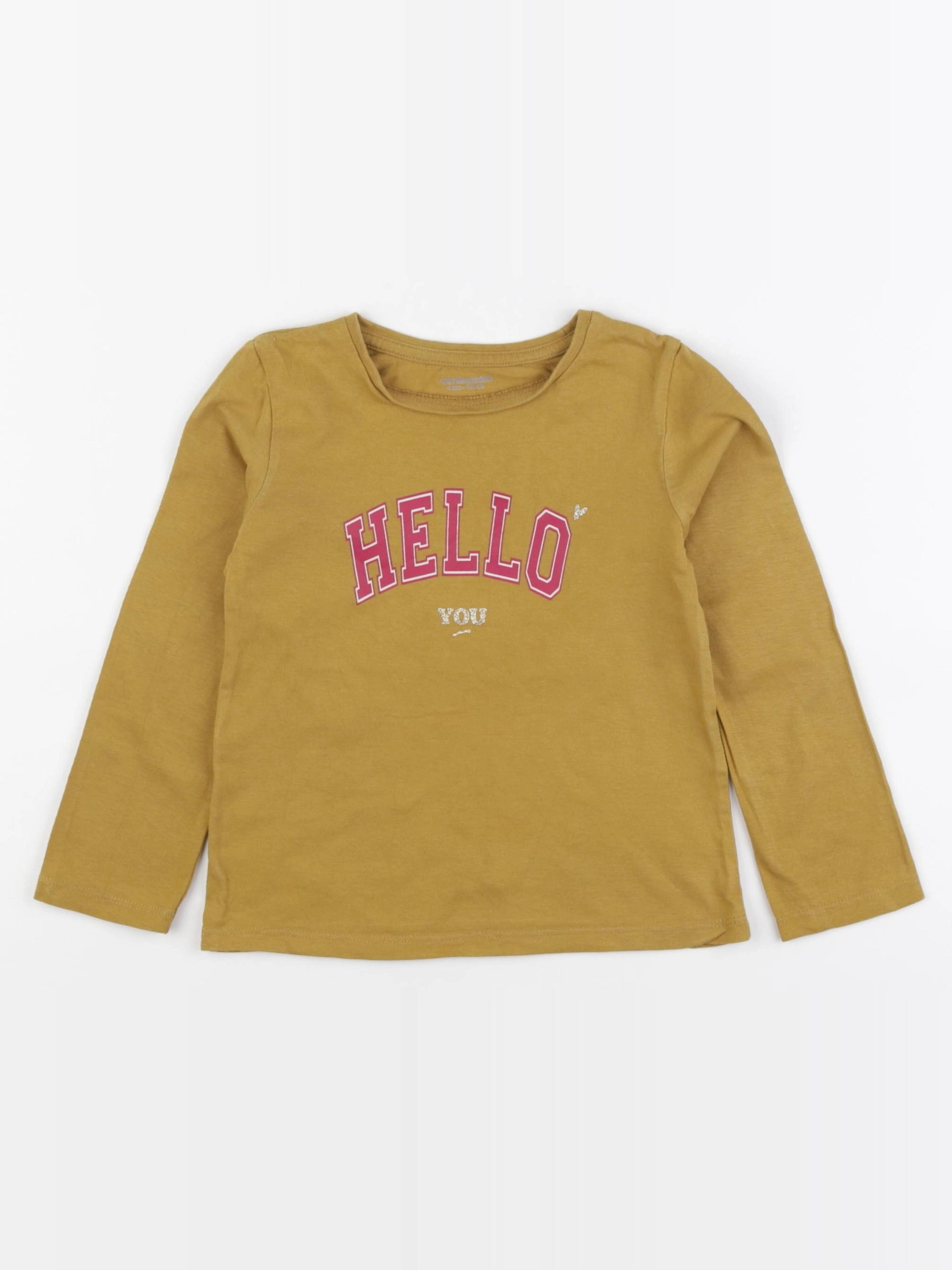 Vertbaudet - tee-shirt marron - 4 ans