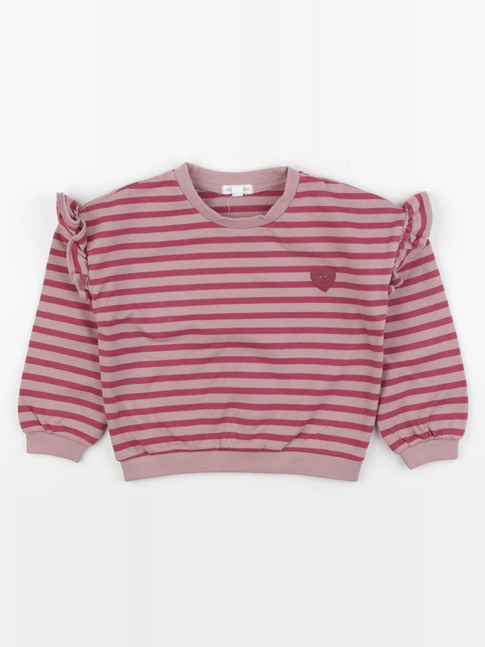 Vertbaudet - sweat rose - 4 ans