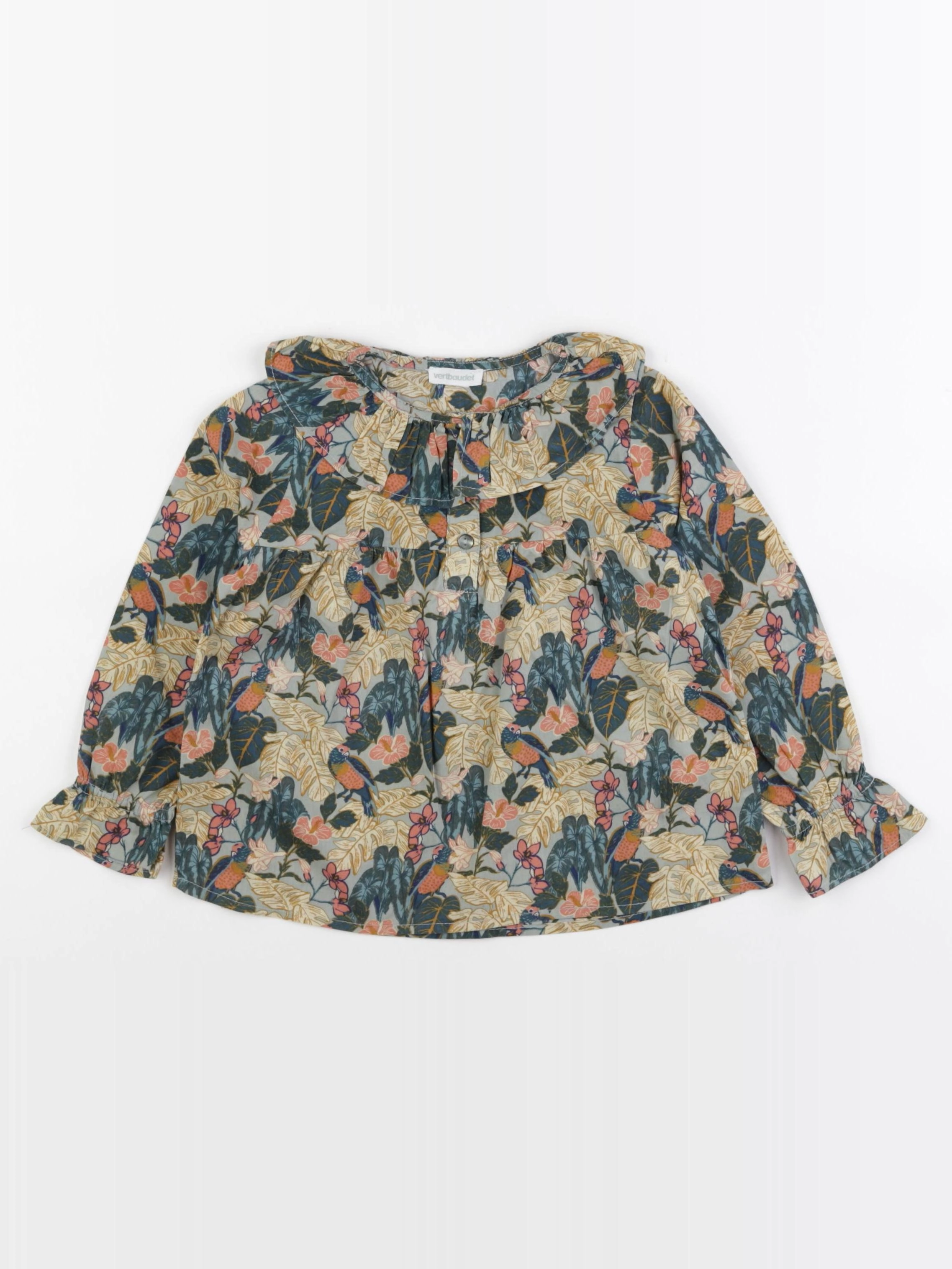 Vertbaudet - blouse multicolore - 4 ans