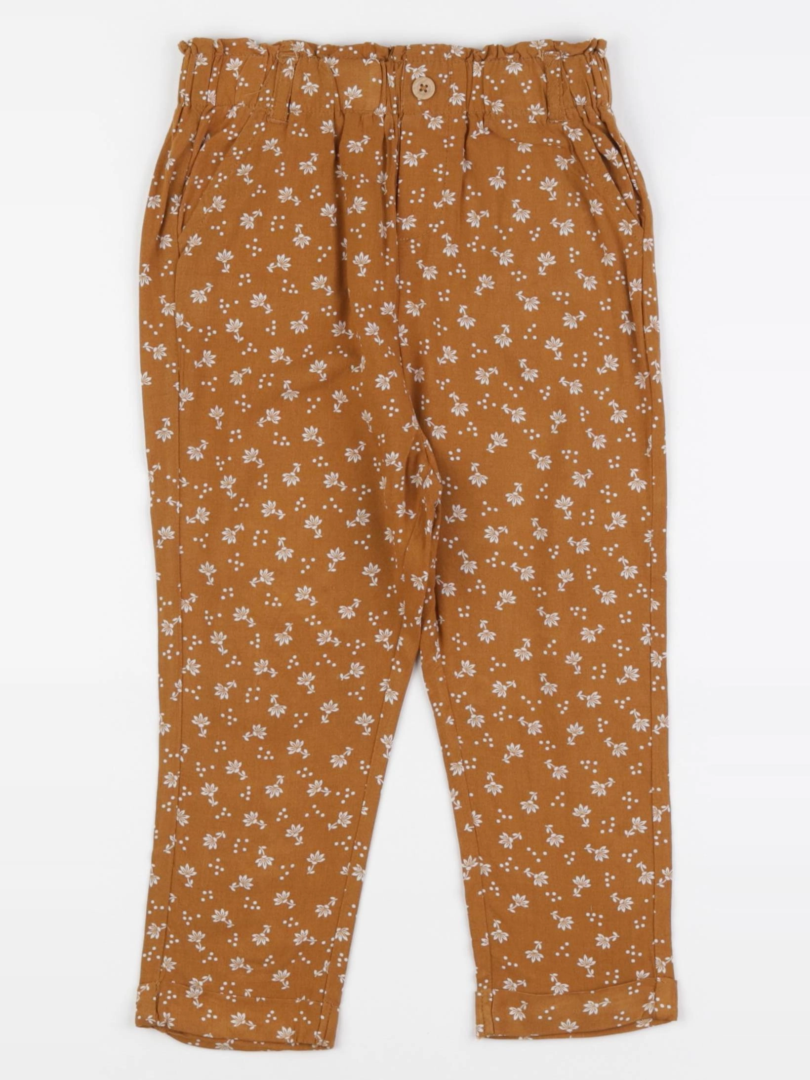 Vertbaudet - pantalon marron - 36 mois