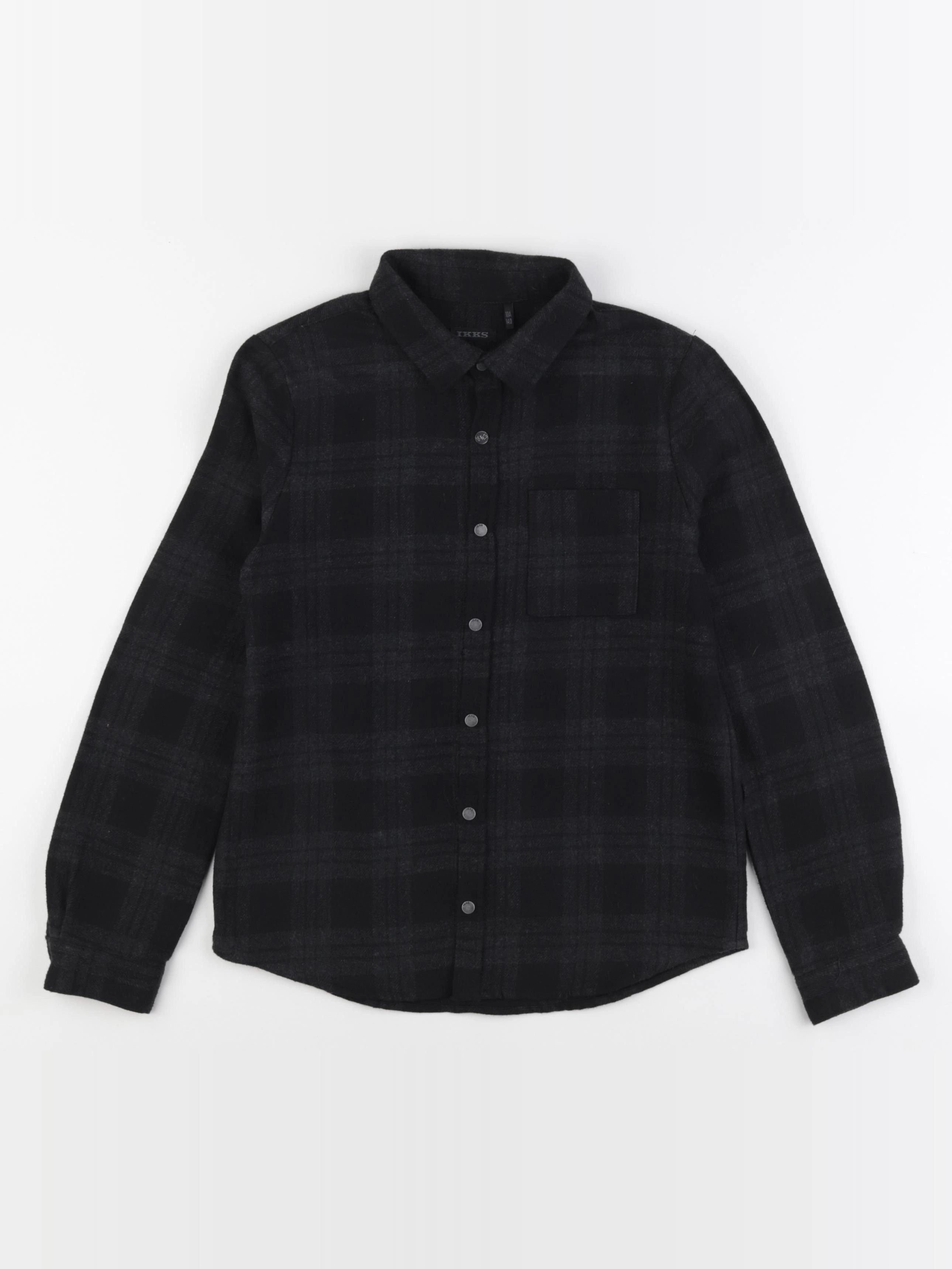 IKKS - chemise noir - 10 ans