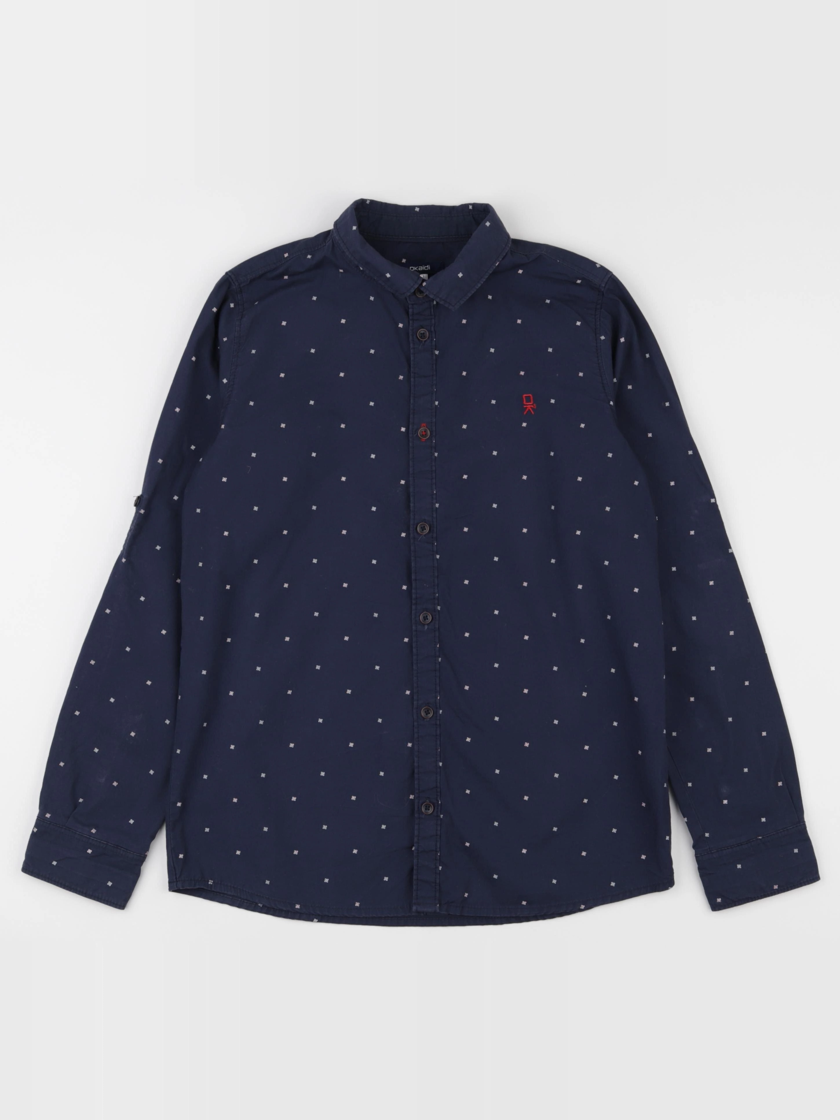 Okaidi - chemise bleu - 12 ans