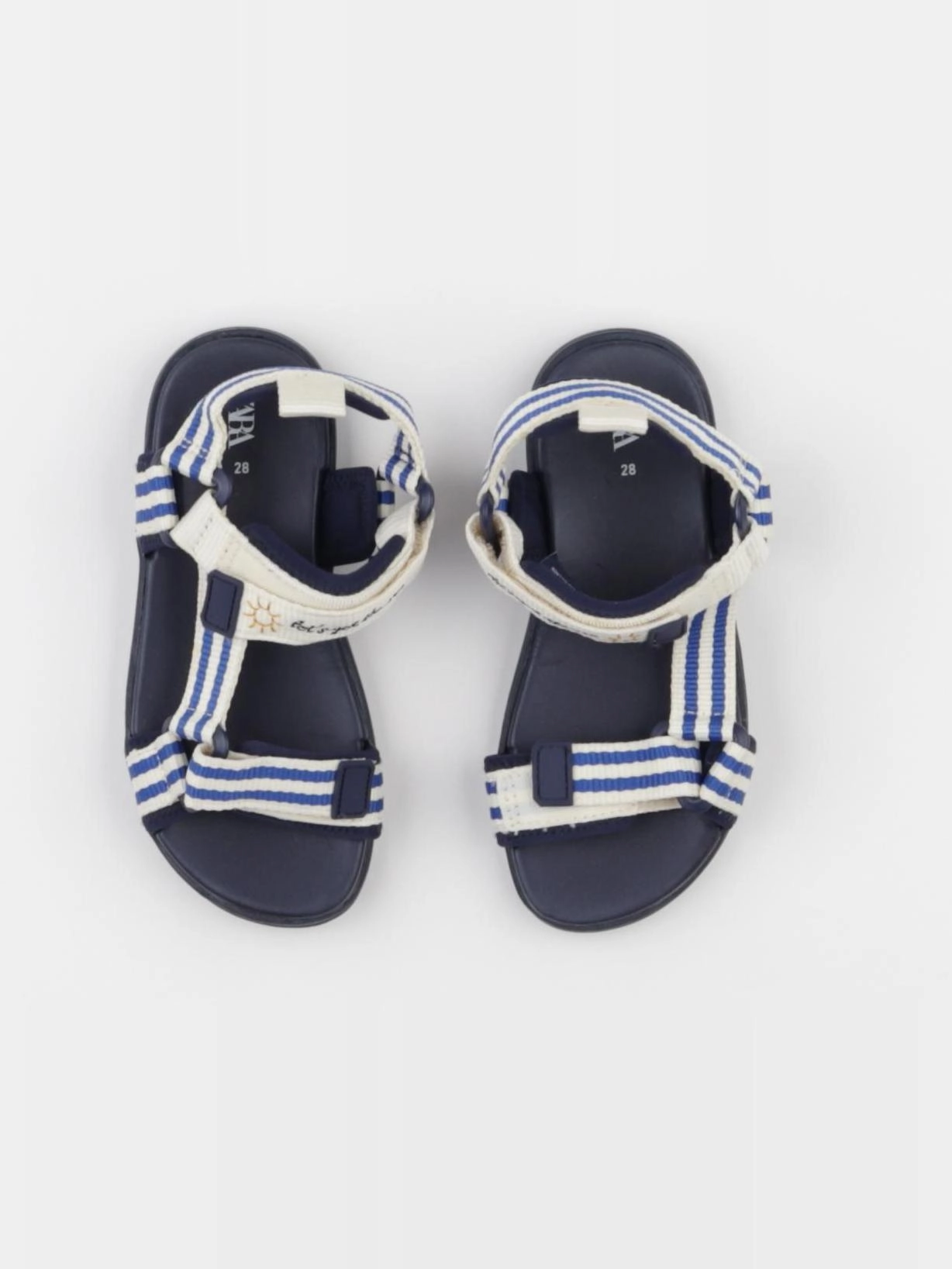 Zara - sandales bleu - pointure 28