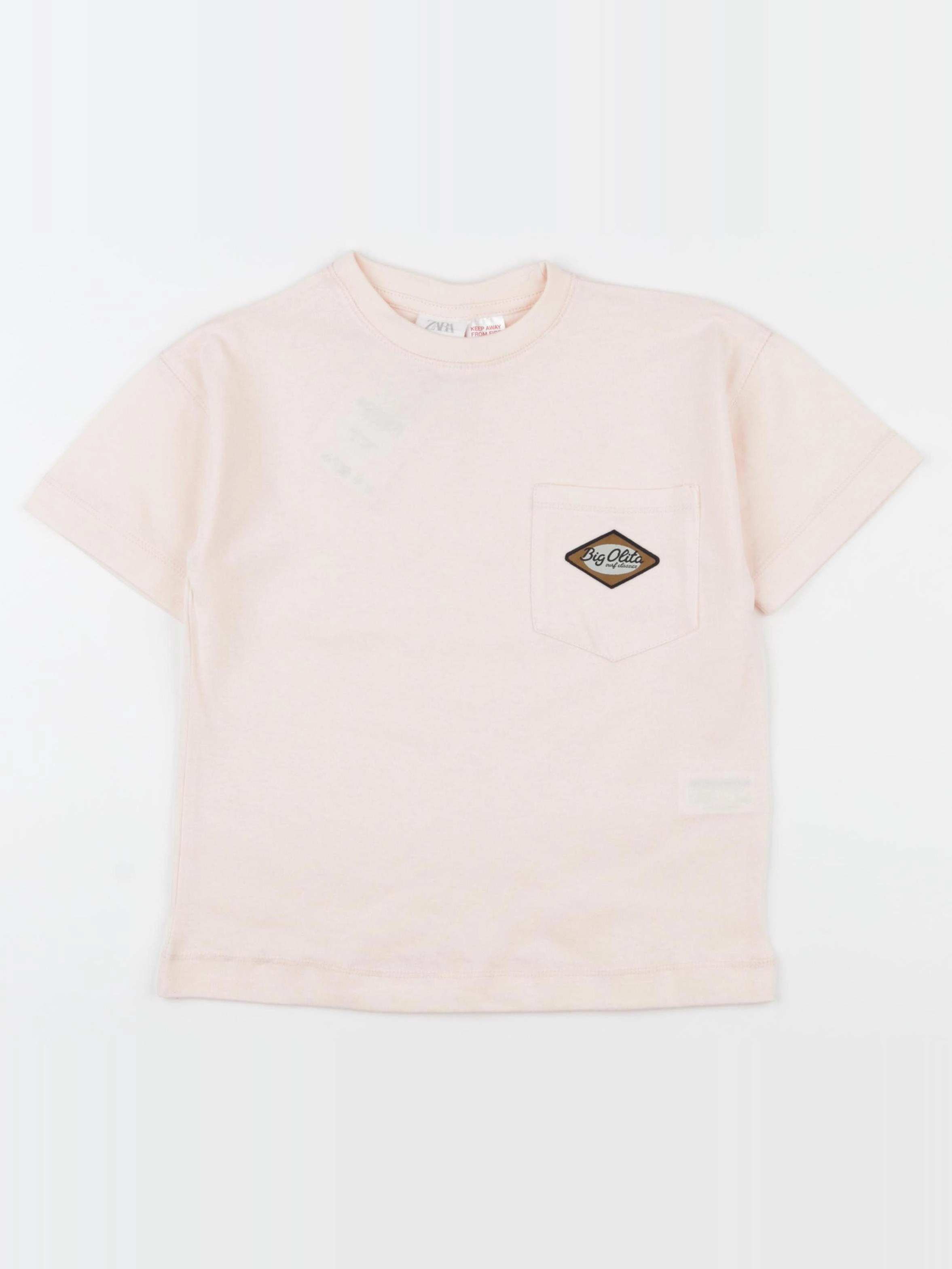 Zara - tee-shirt rose - 5 ans