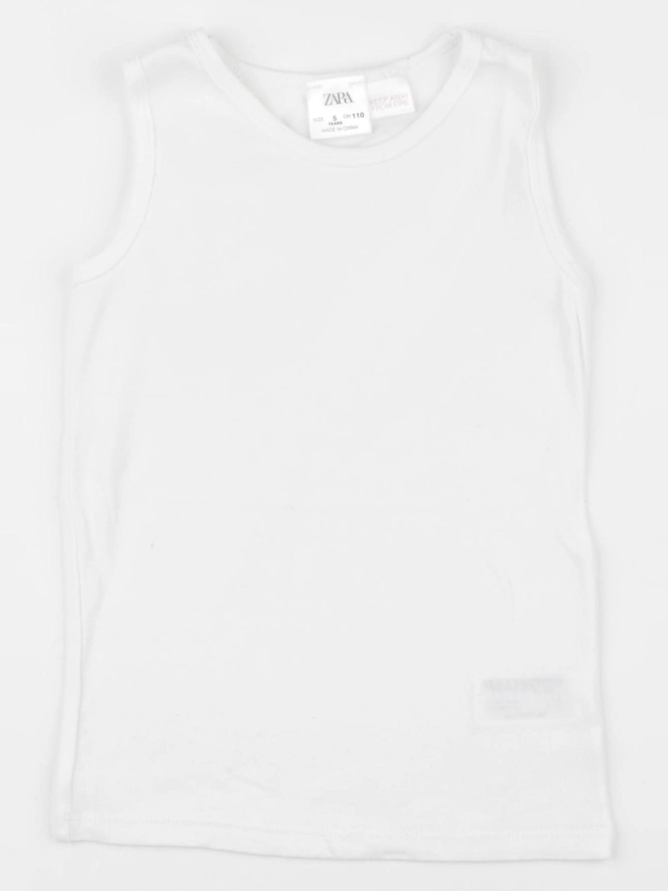 Zara - débardeur blanc - 5 ans