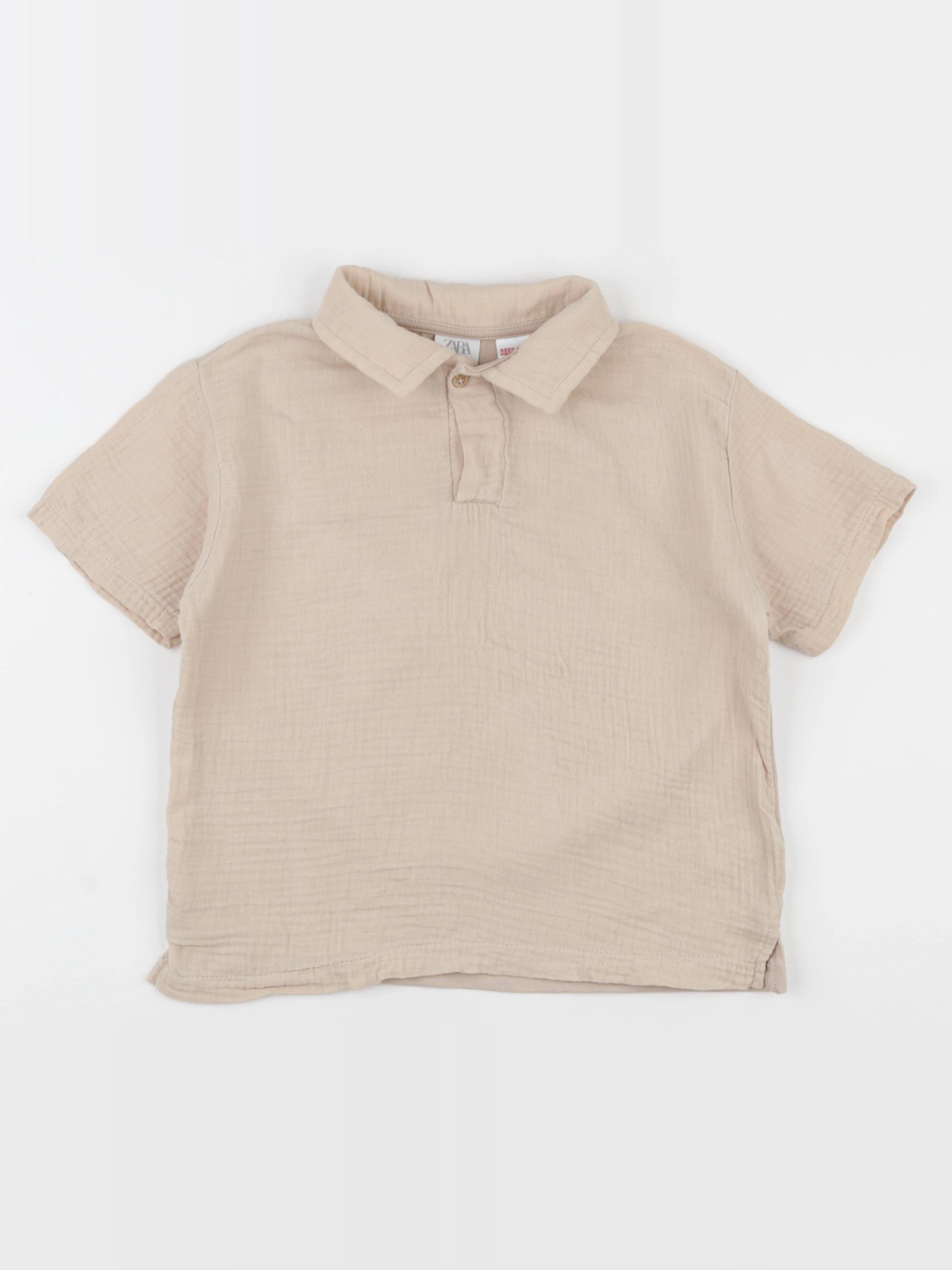 Zara - chemise beige - 5 ans