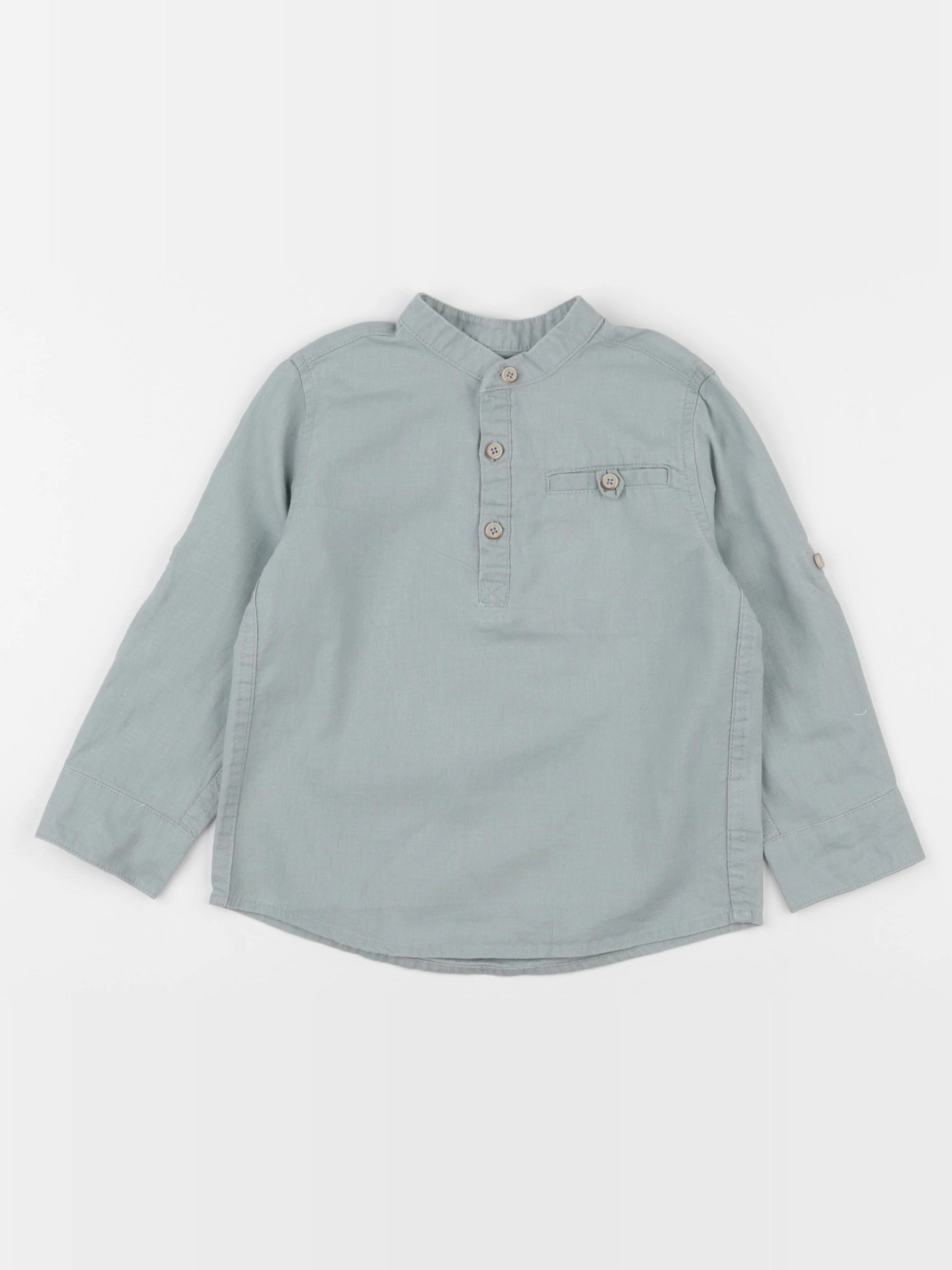 Vertbaudet - chemise bleu - 4 ans