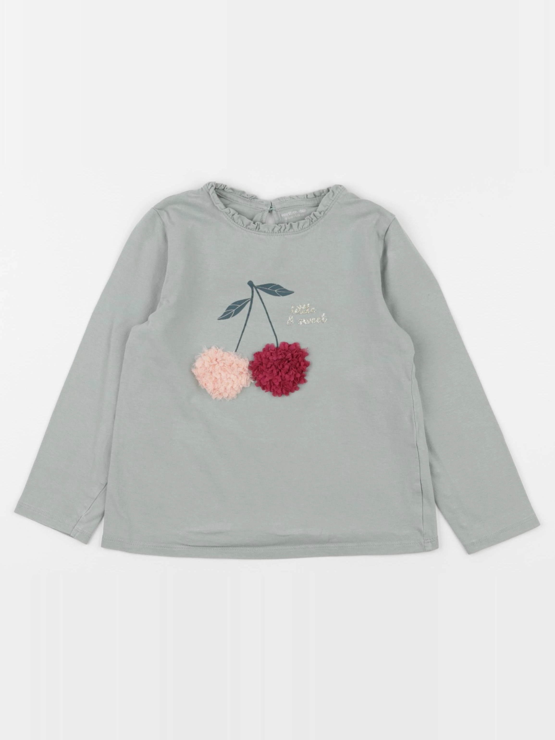 Vertbaudet - tee-shirt vert - 6 ans