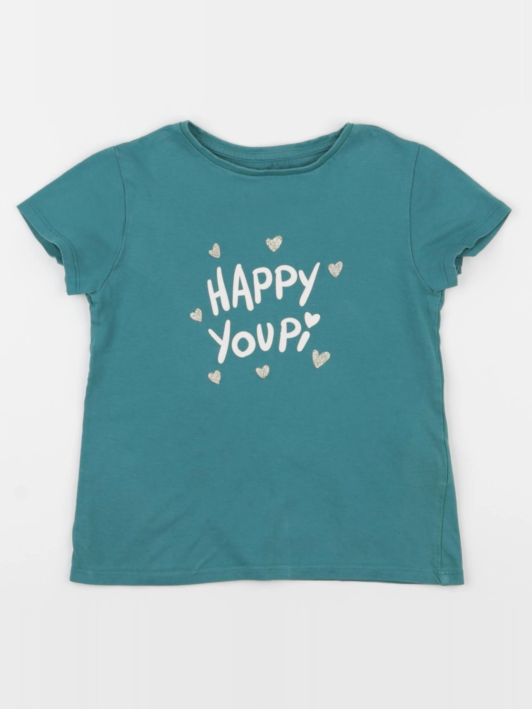 Vertbaudet - tee-shirt vert - 6 ans