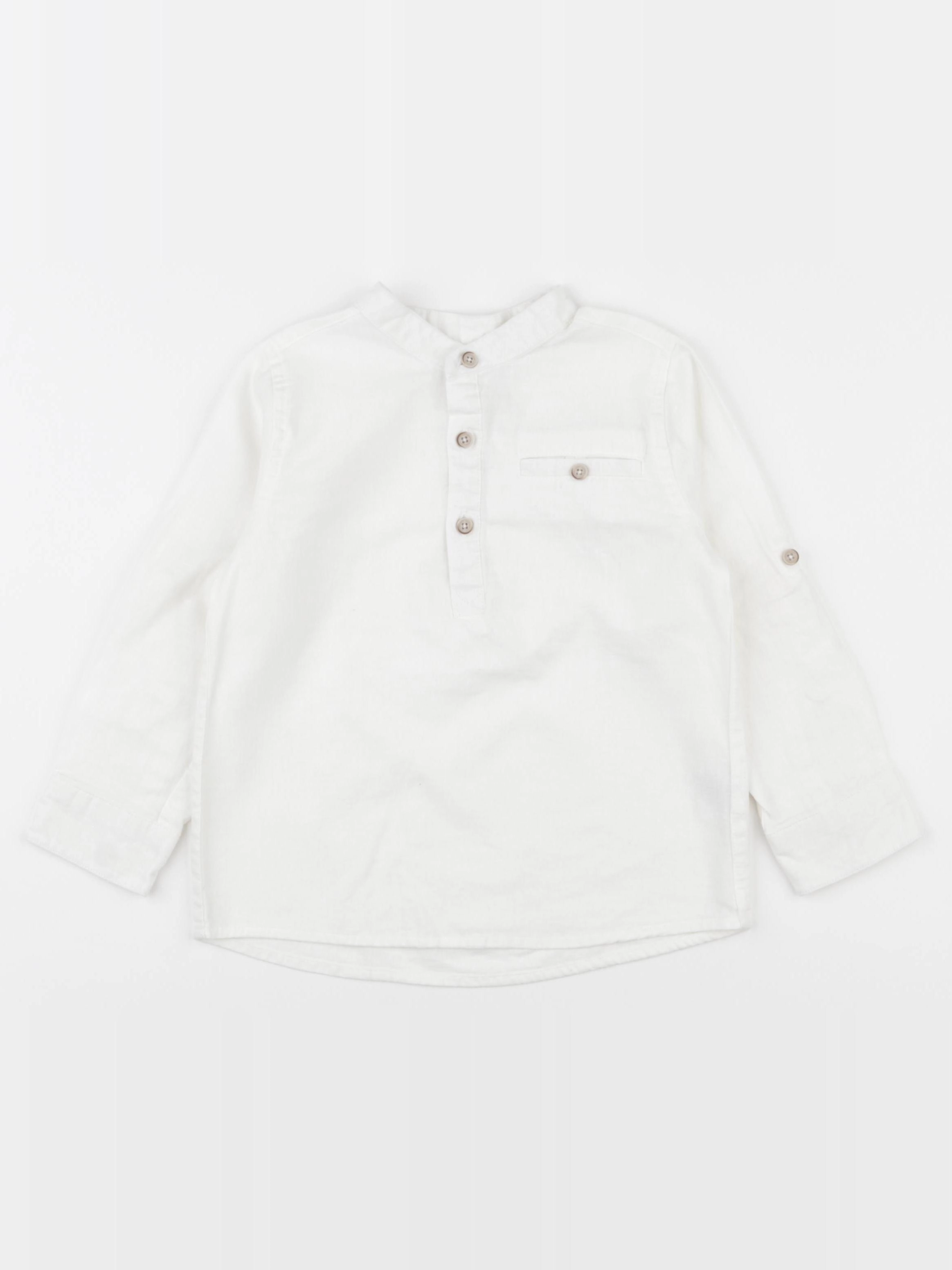 Vertbaudet - chemise blanc - 4 ans