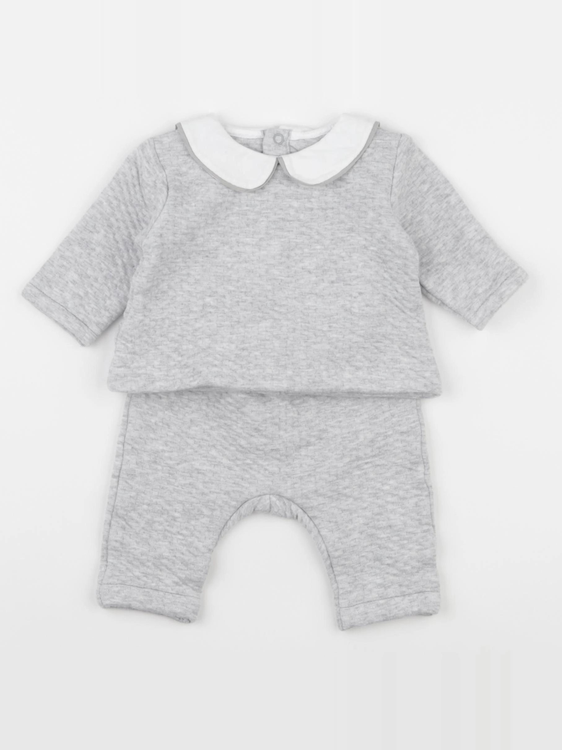 Jacadi - ensemble gris - 3 mois
