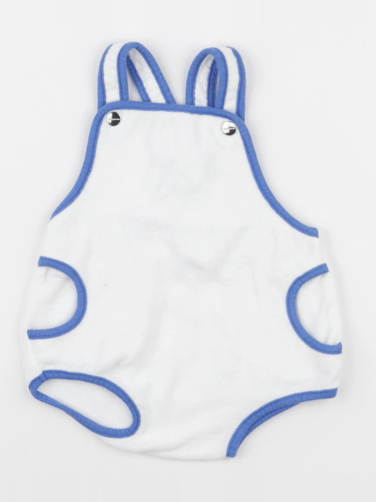 Jacadi - salopette blanc, bleu - 6 mois