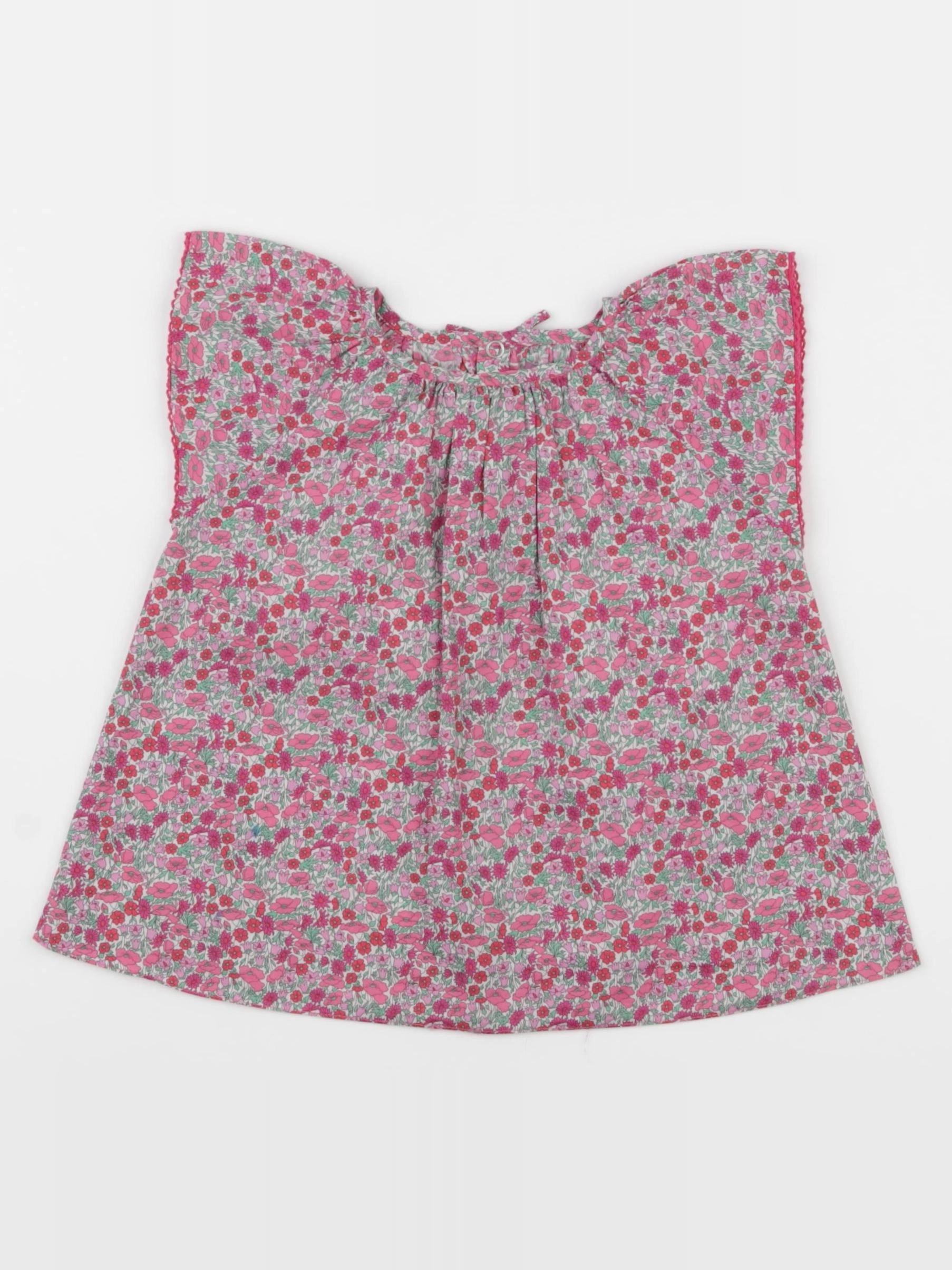 Jacadi - blouse liberty rose - 24 mois