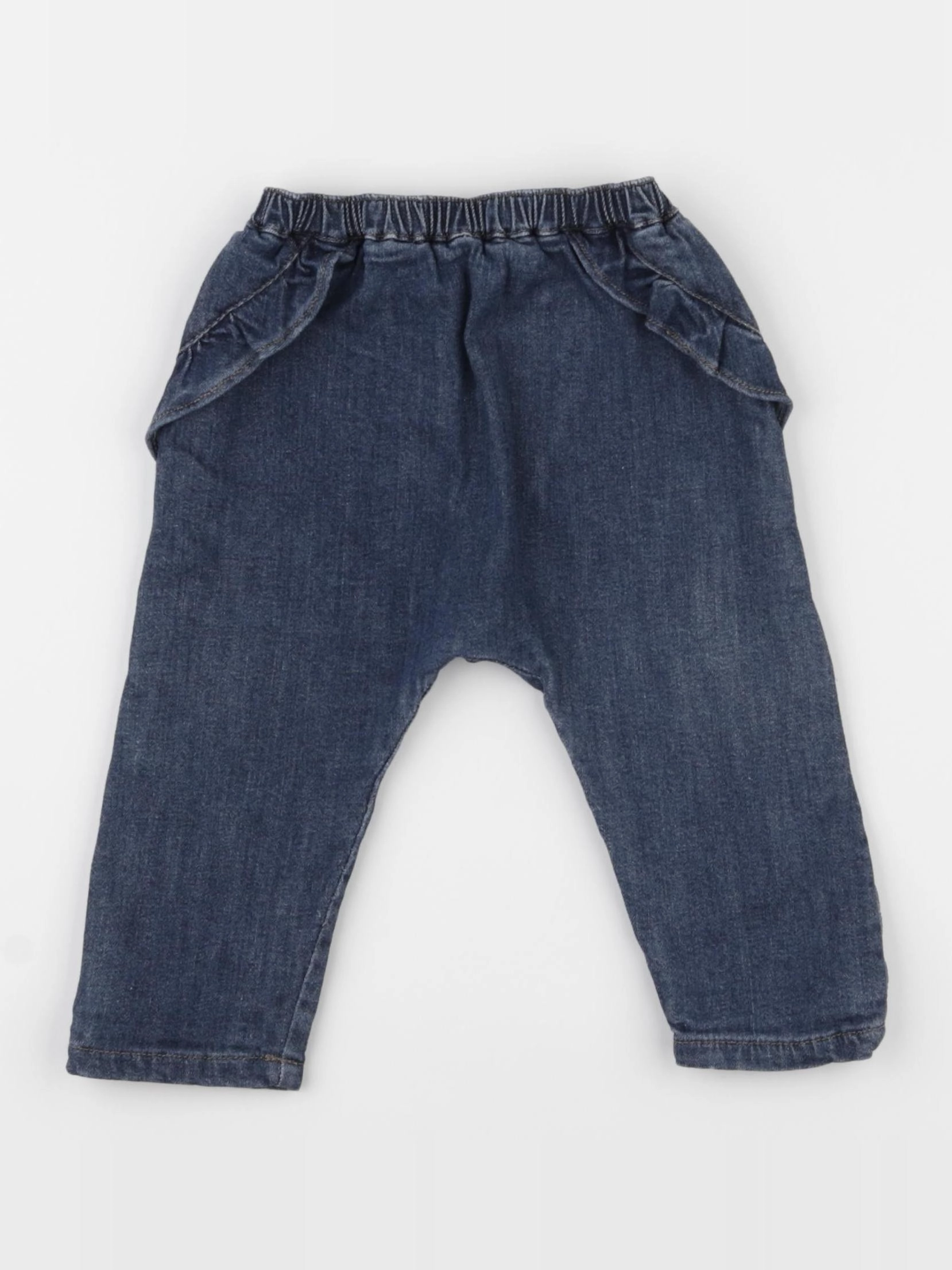 Boutchou - sarouel doublé bleu - 9 mois