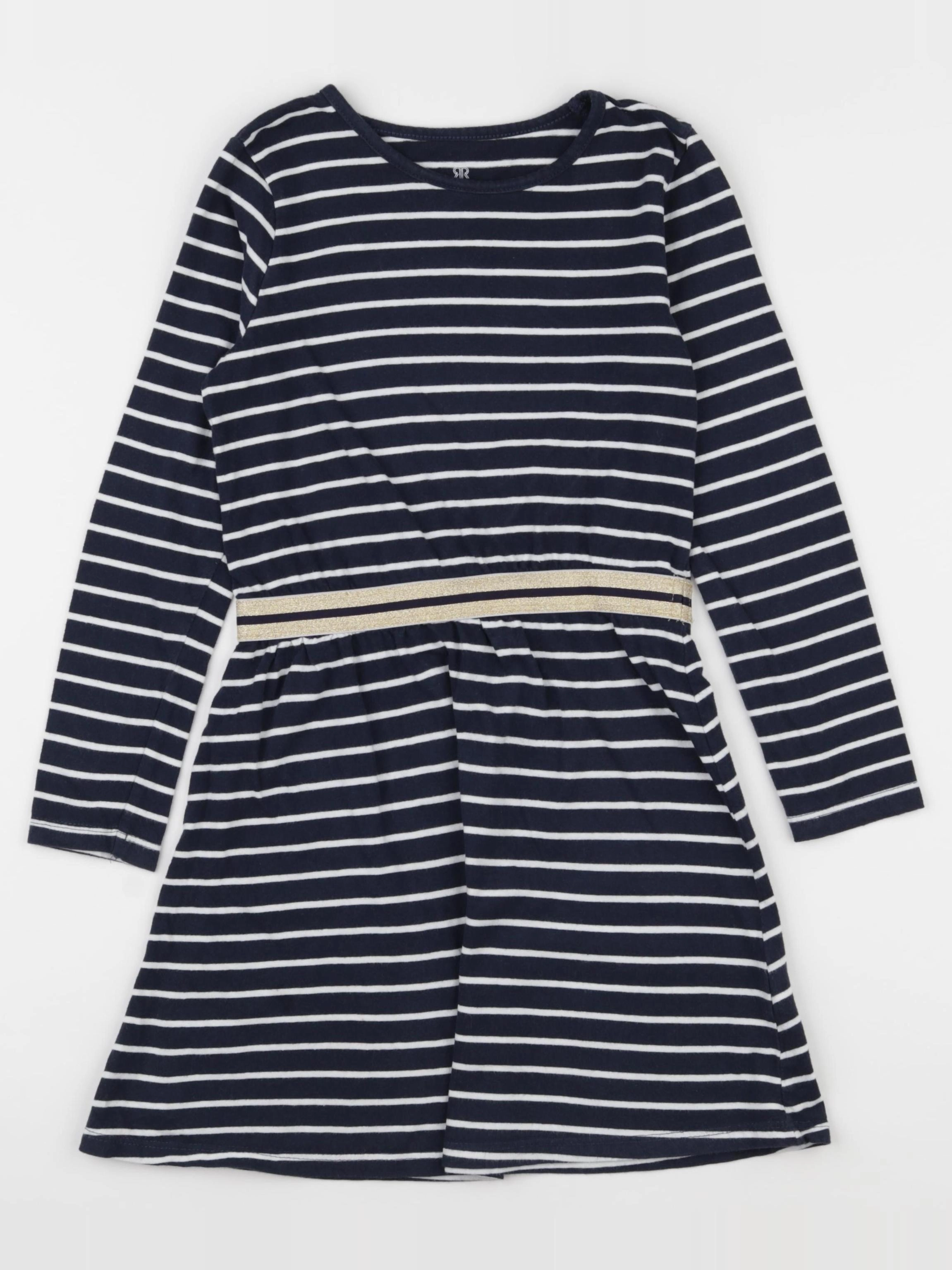 La Redoute - robe bleu, or - 8 ans