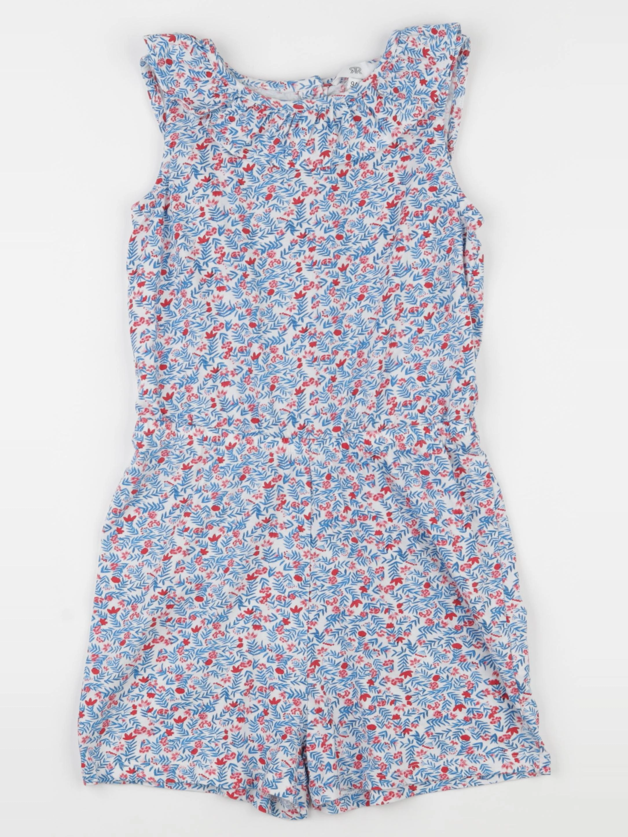 La Redoute - combinaison bleu, rouge - 9 ans