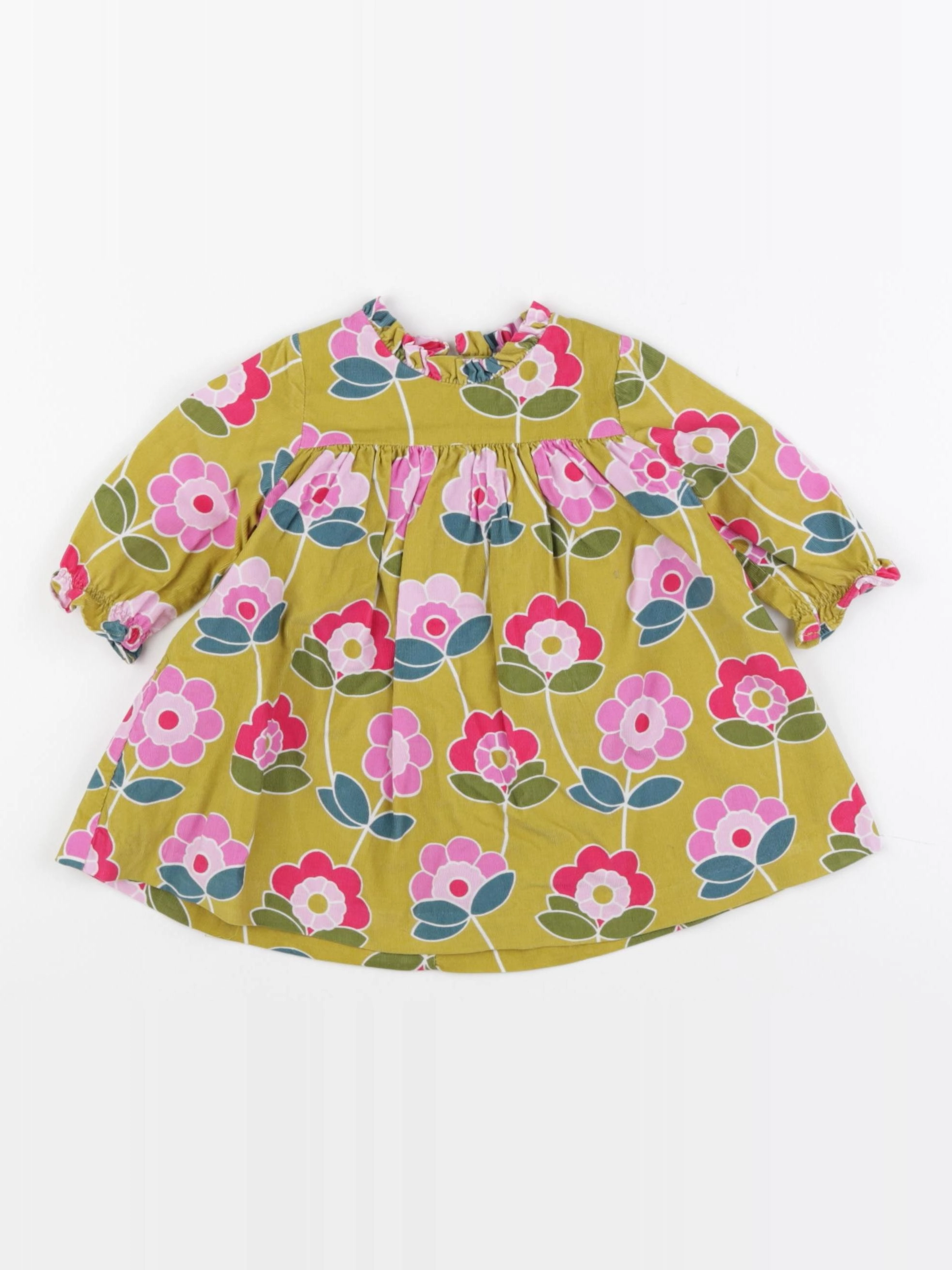 Jacadi - robe rose, vert - 6 mois