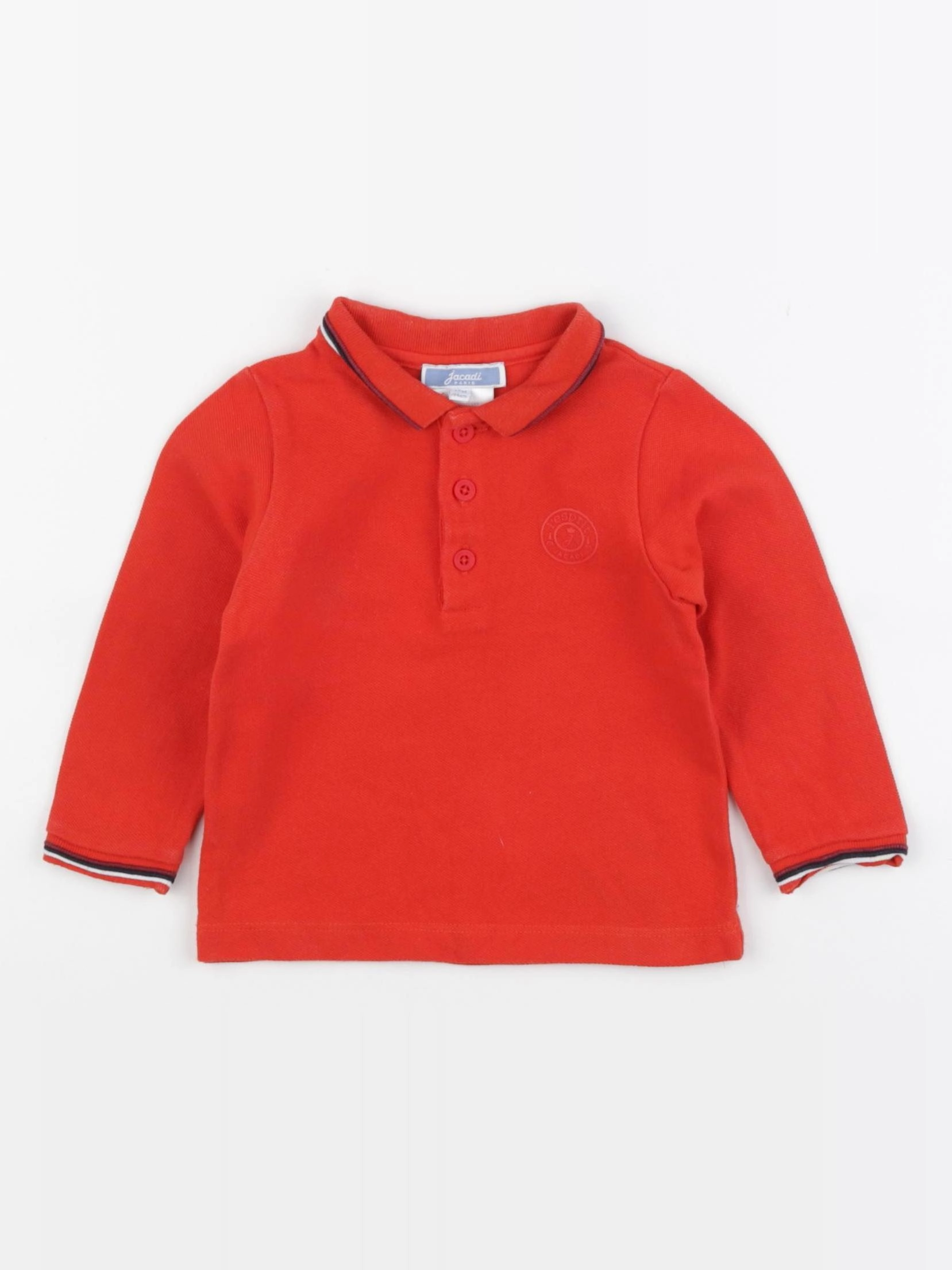 Jacadi - polo rouge - 12 mois
