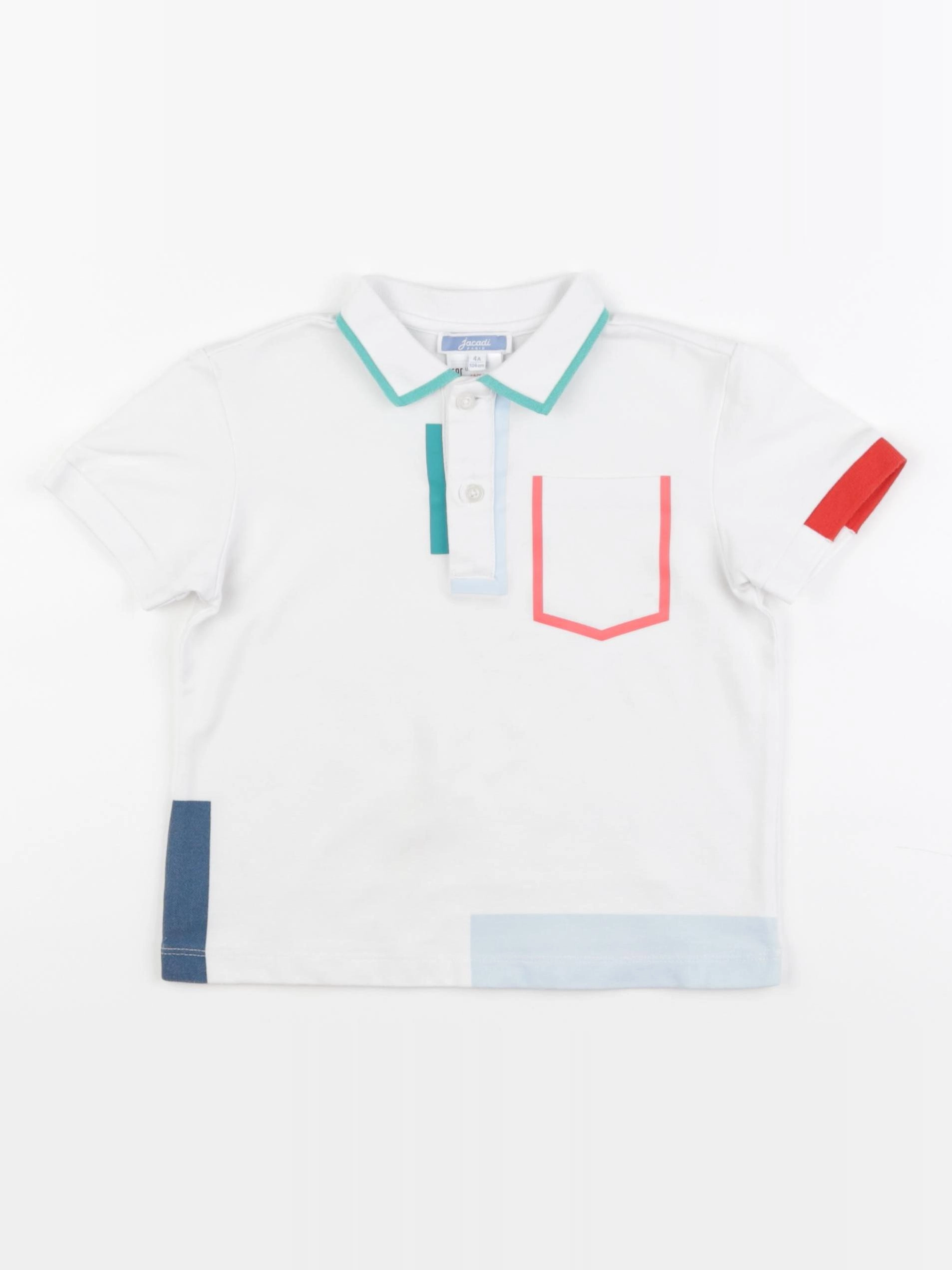 Jacadi - polo blanc - 4 ans