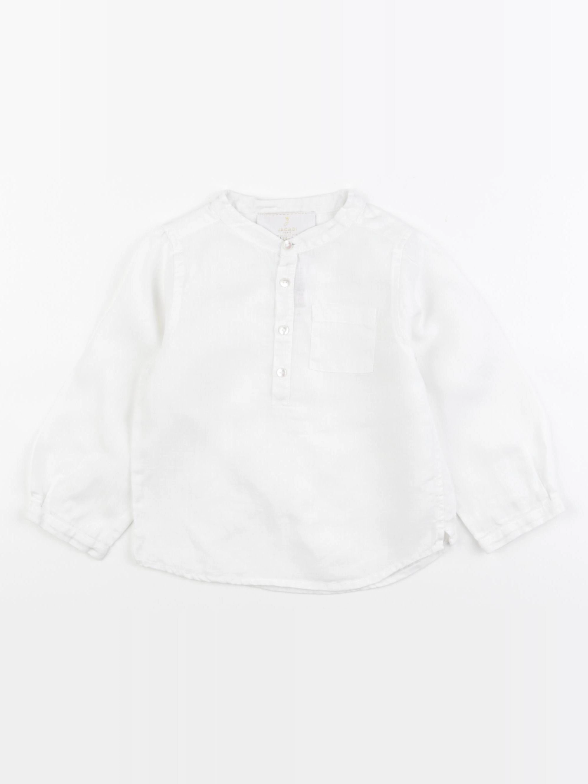 Jacadi - chemise blanc - 24 mois