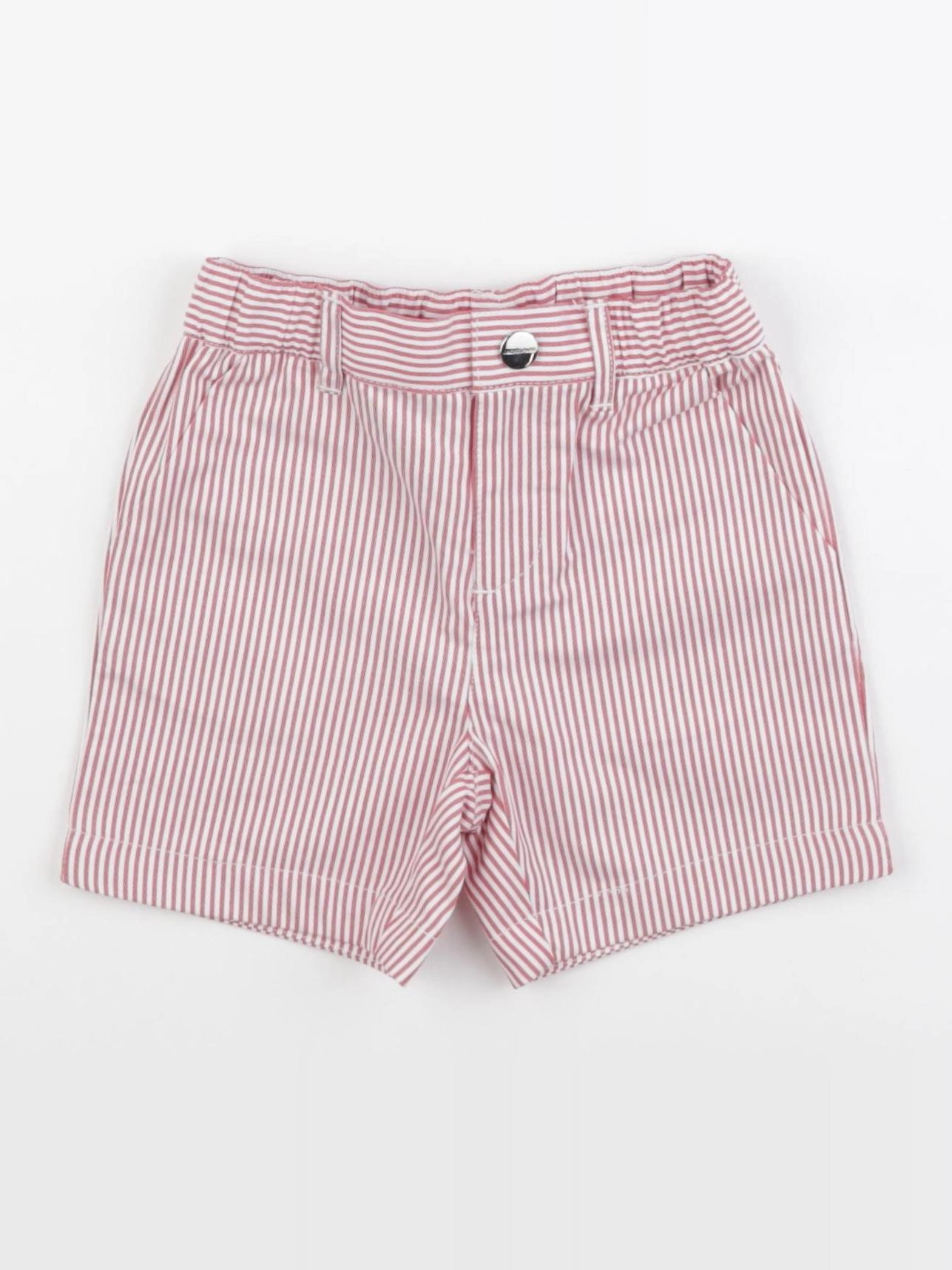 Jacadi - short blanc, rouge - 18 mois
