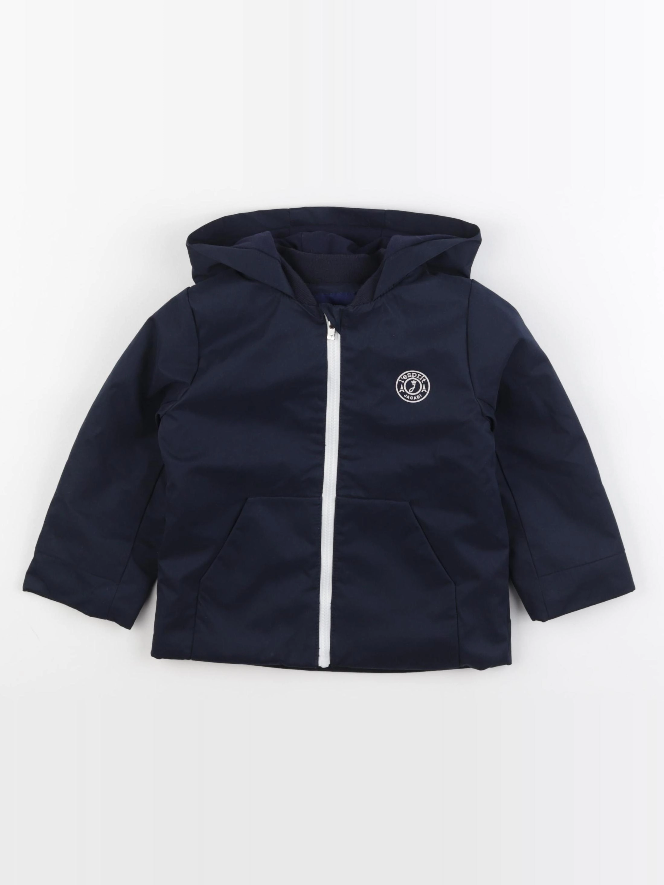 Jacadi - veste doublé bleu - 24 mois