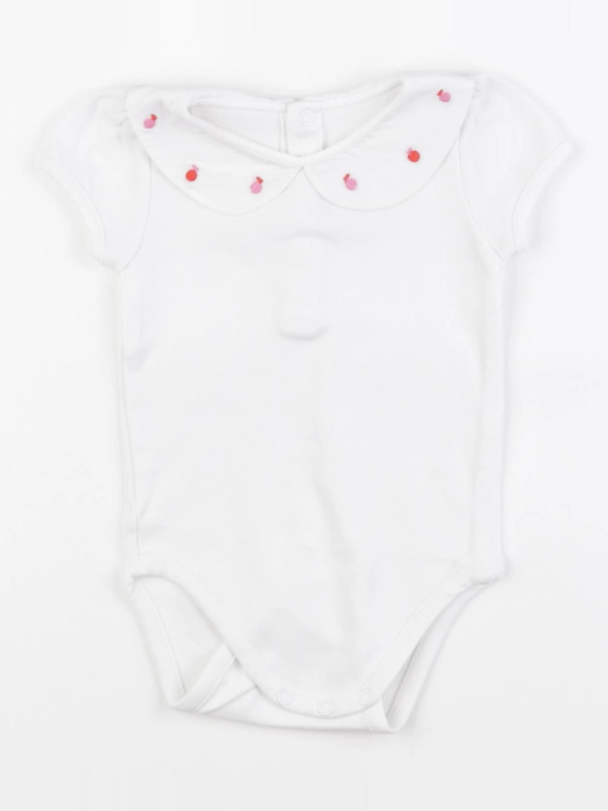 Jacadi - body à col blanc - 12 mois