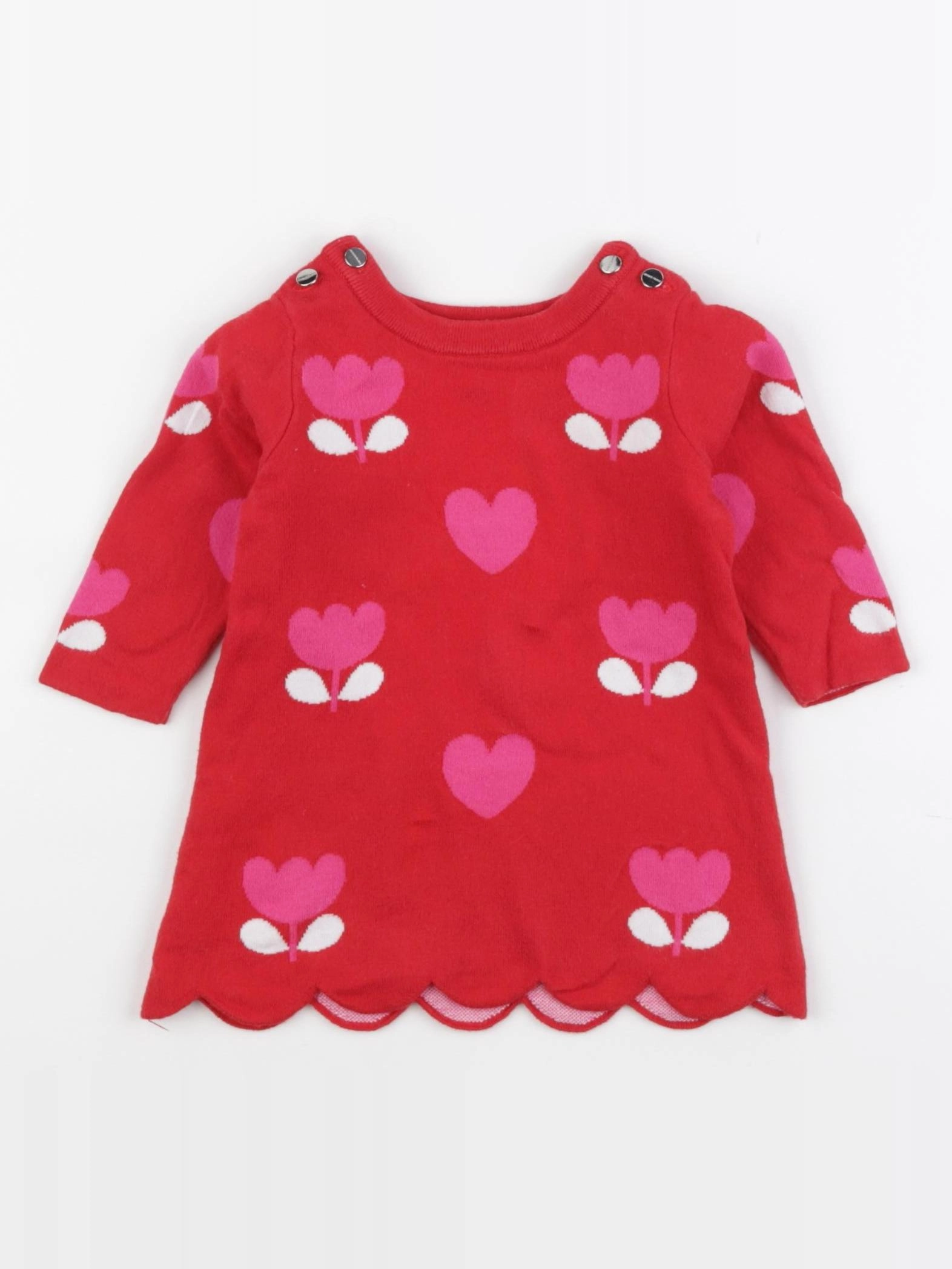 Jacadi - robe rouge - 6 mois