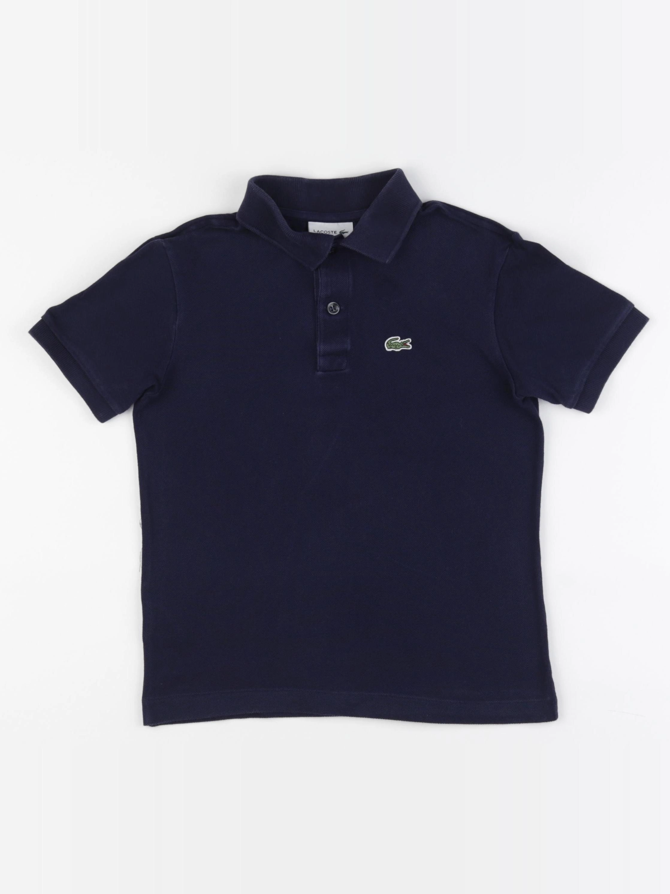 Lacoste - polo bleu - 10 ans