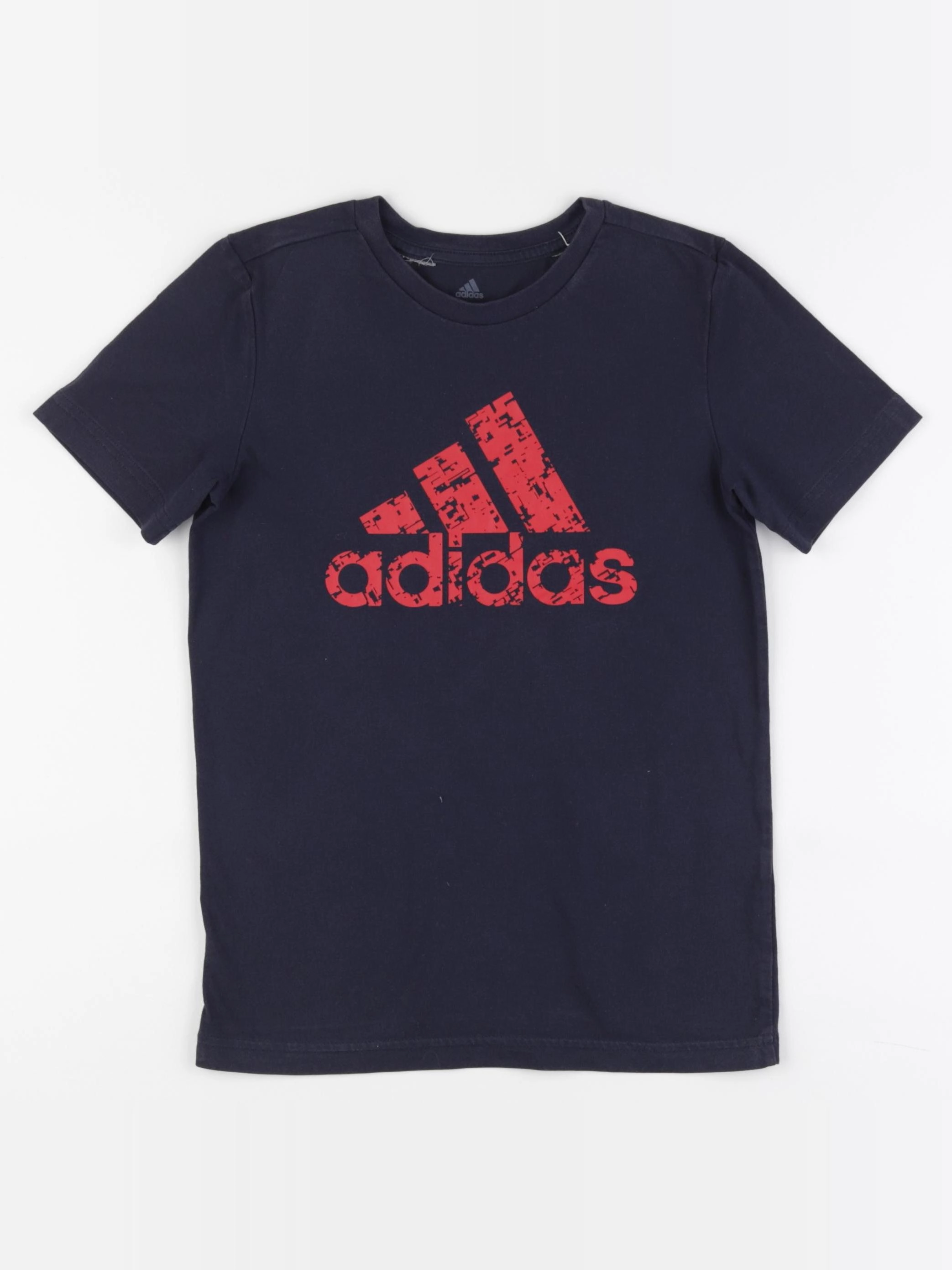 Adidas - tee-shirt bleu - 7/8 ans