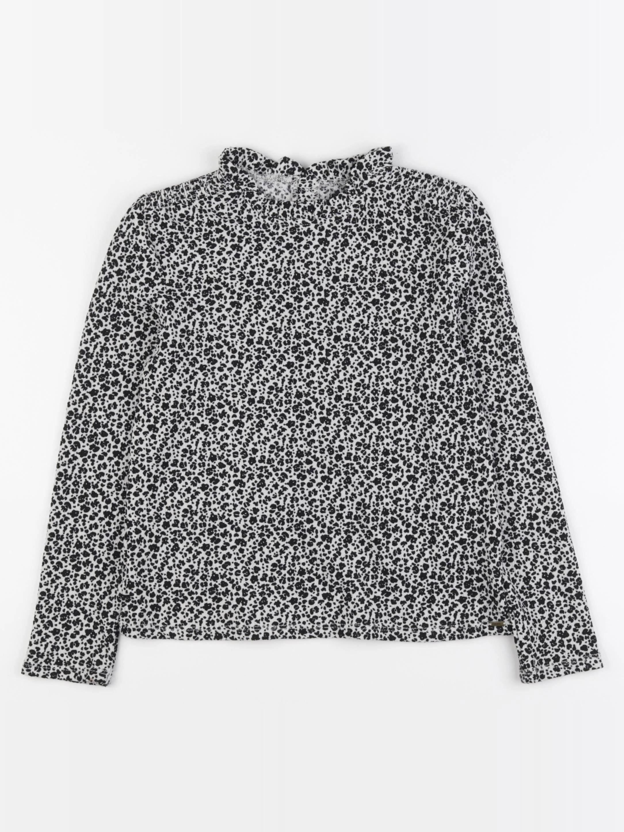 IKKS - blouse blanc, noir - 8 ans