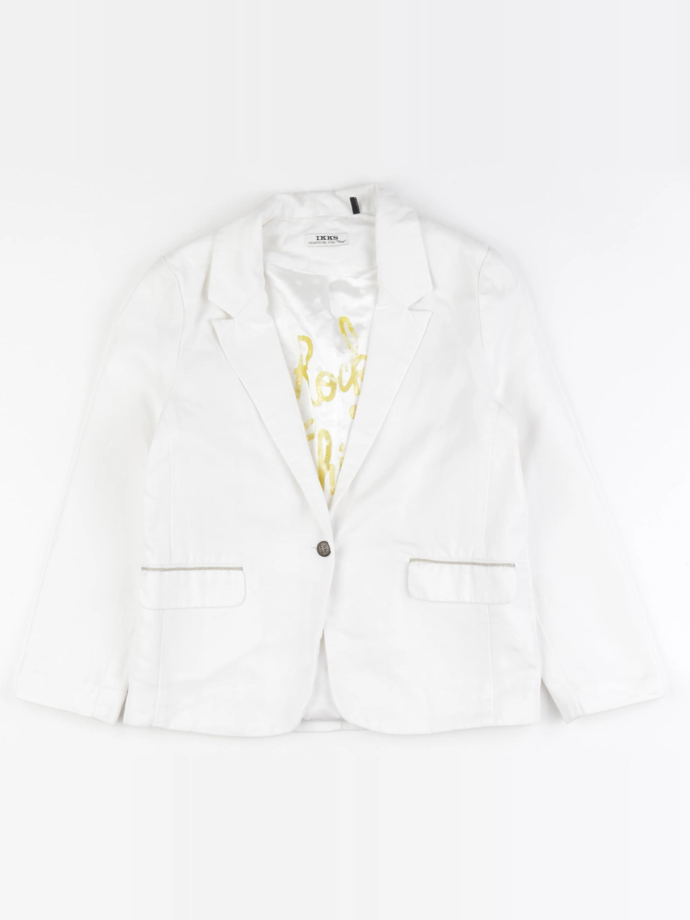 IKKS - veste blanc - 8 ans